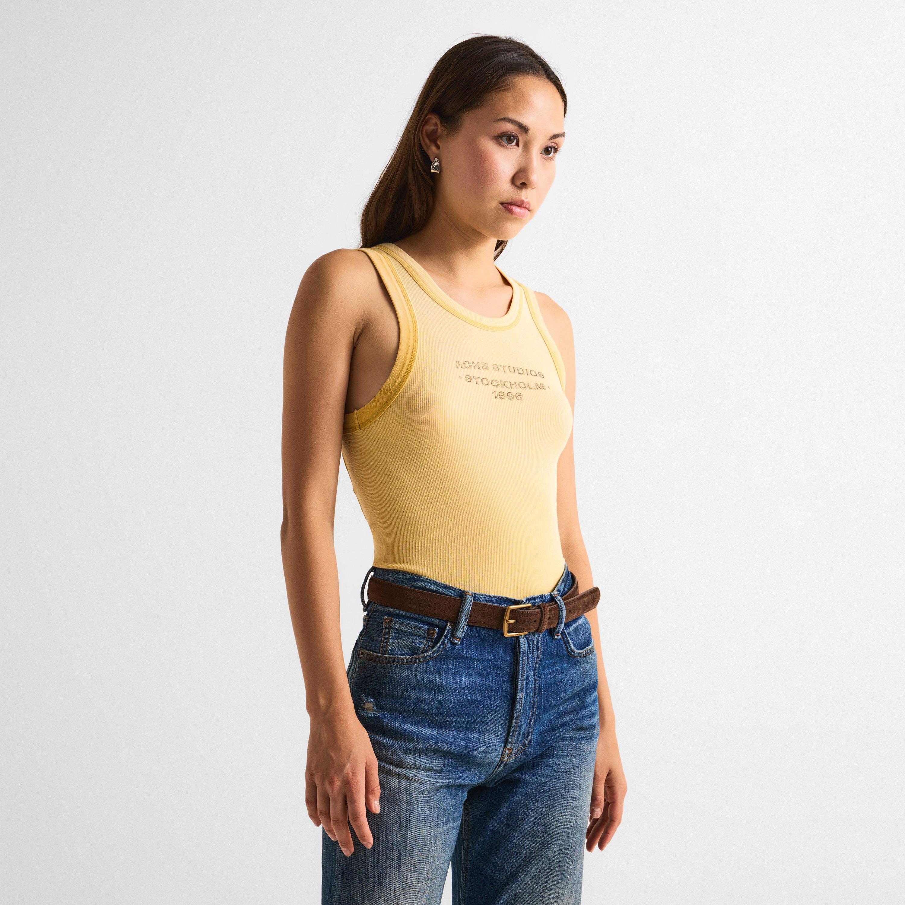 Yellow - Acne Studios - Women's Racerback Vest - 3