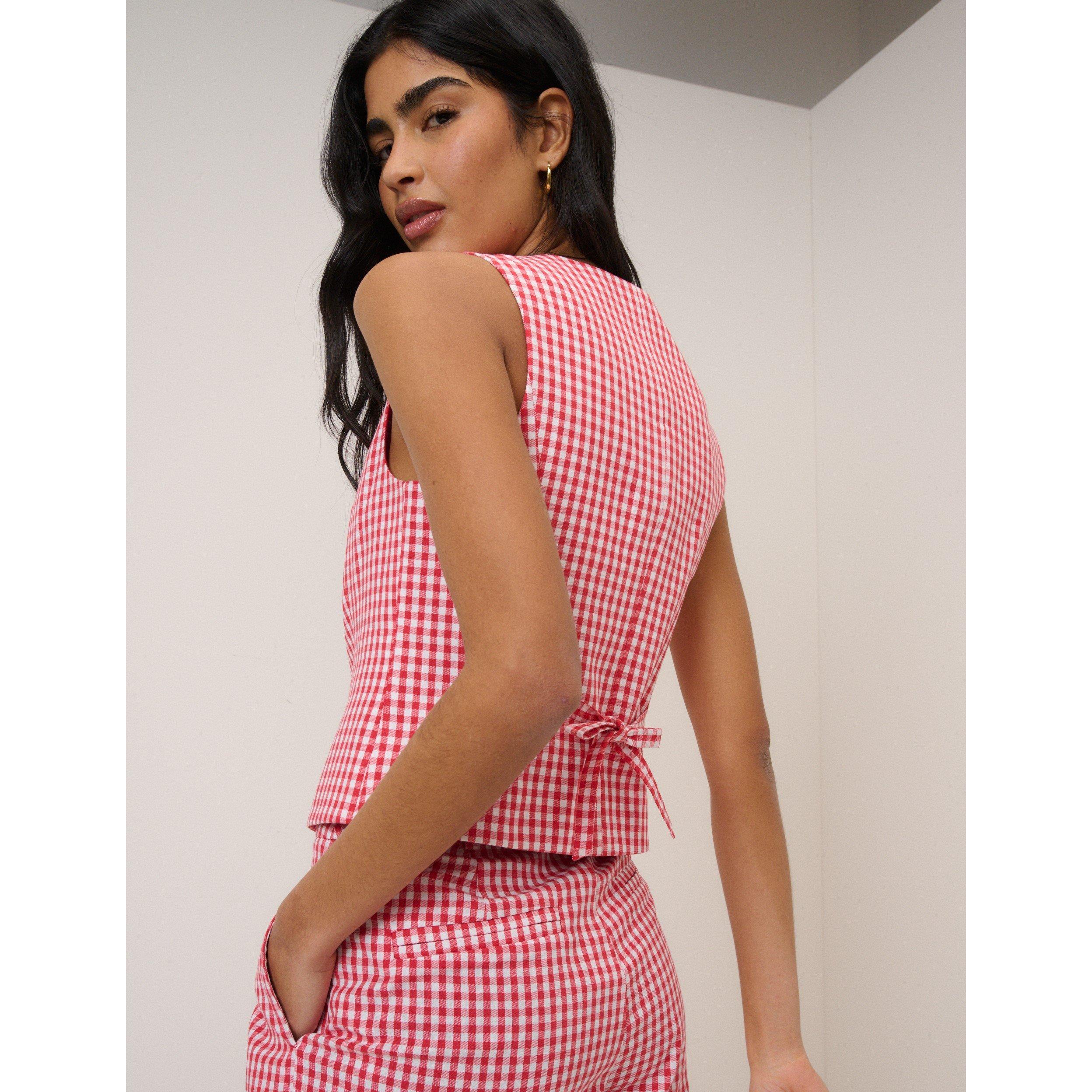 Red - Nobodys Child - Women's Strappy Crop Top - 3