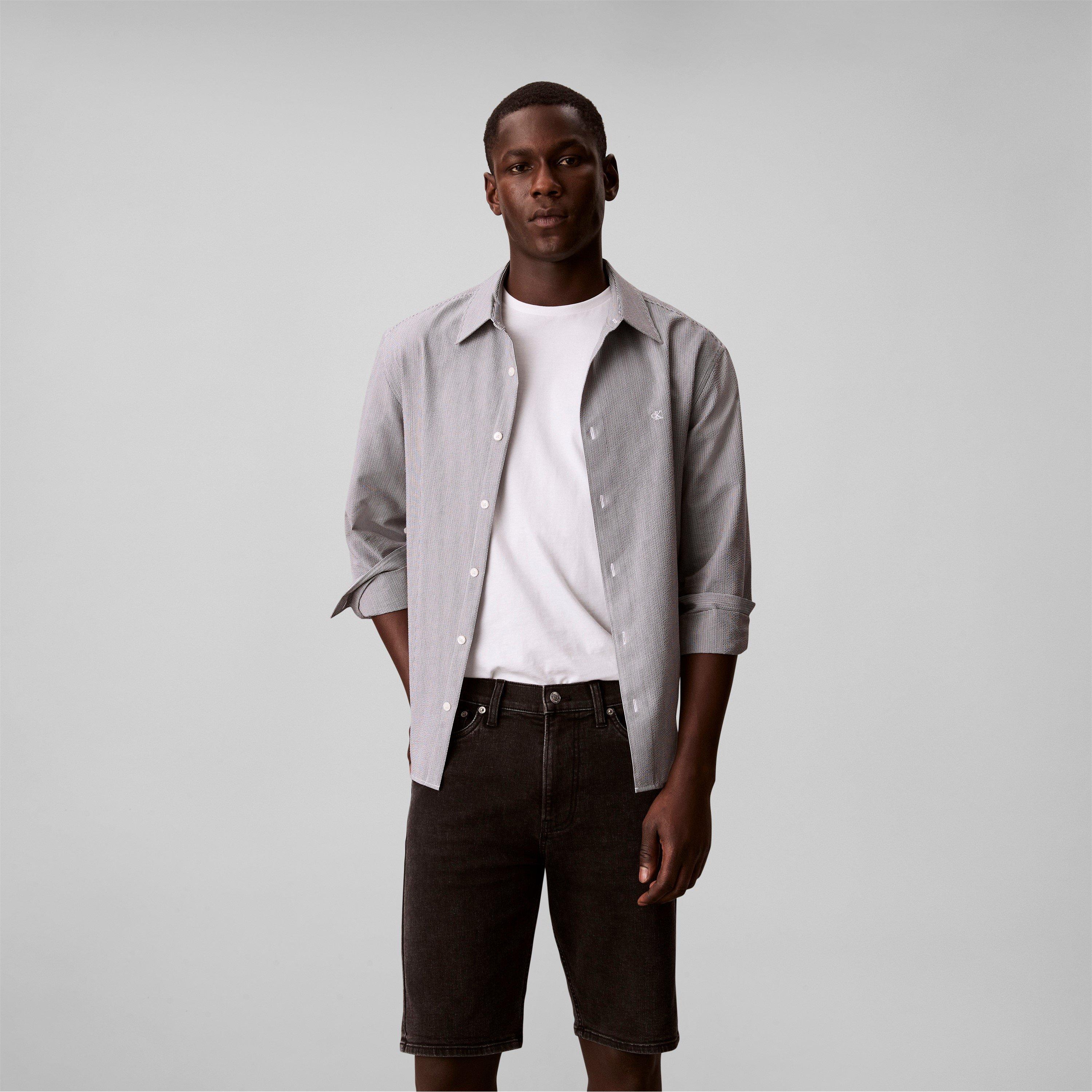 Essentieel Zwart - Calvin Klein Jeans - CKJ Slim Essen Short Sn63 - 2