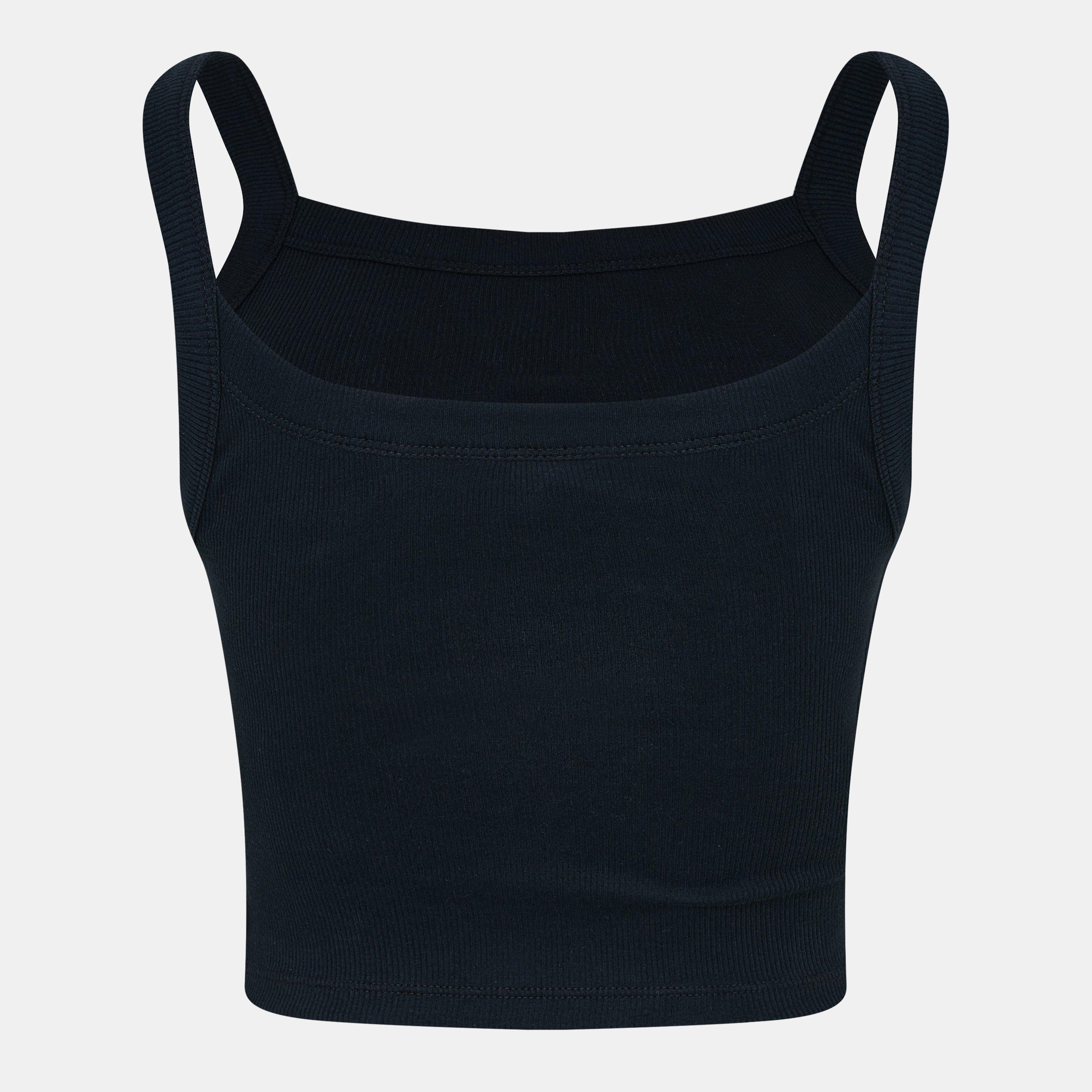 Black - Levis - Women's Ribbed Tank Vest - 2