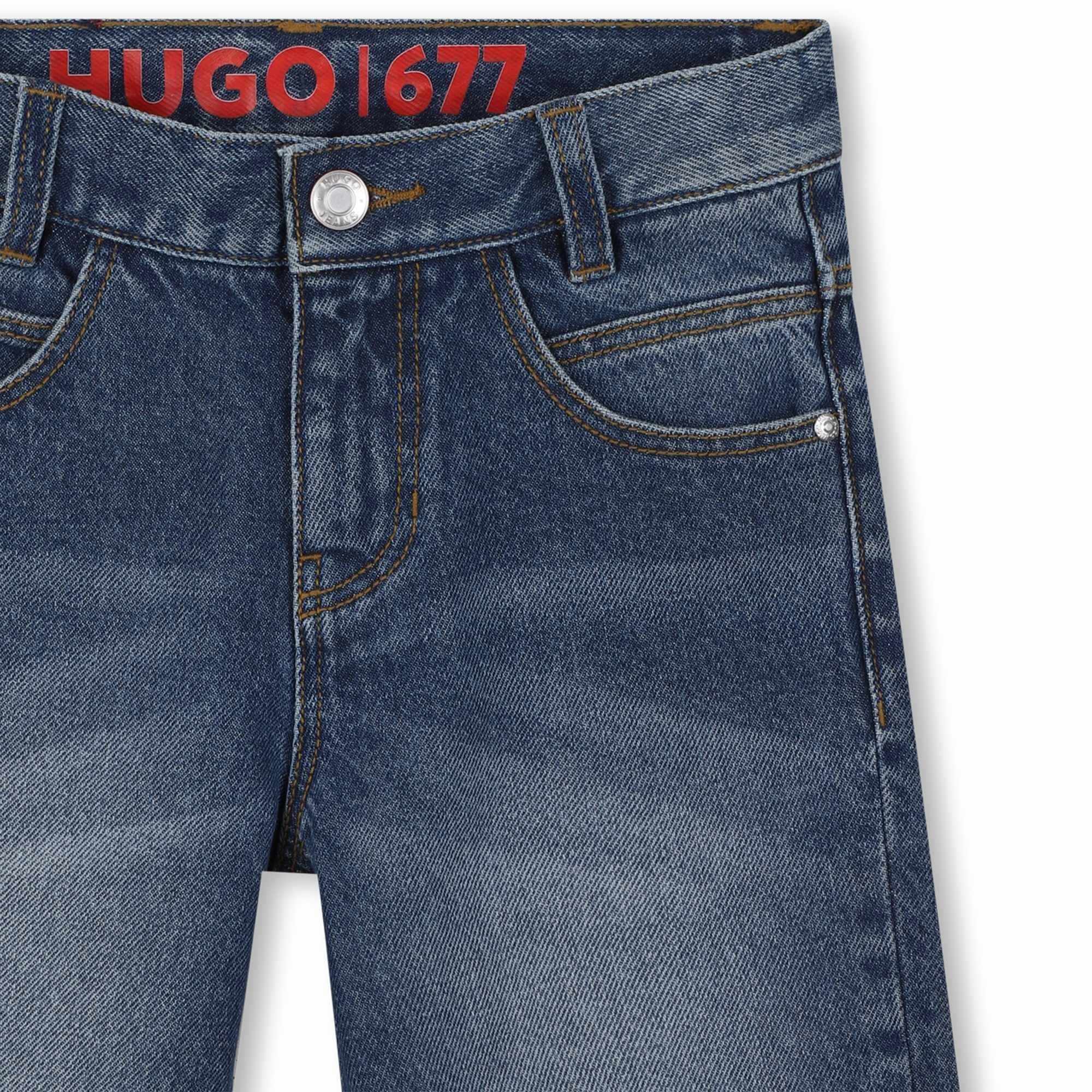 Dbl Stone Z25 - Hugo - Hugo Denim Short Jn62 - 3