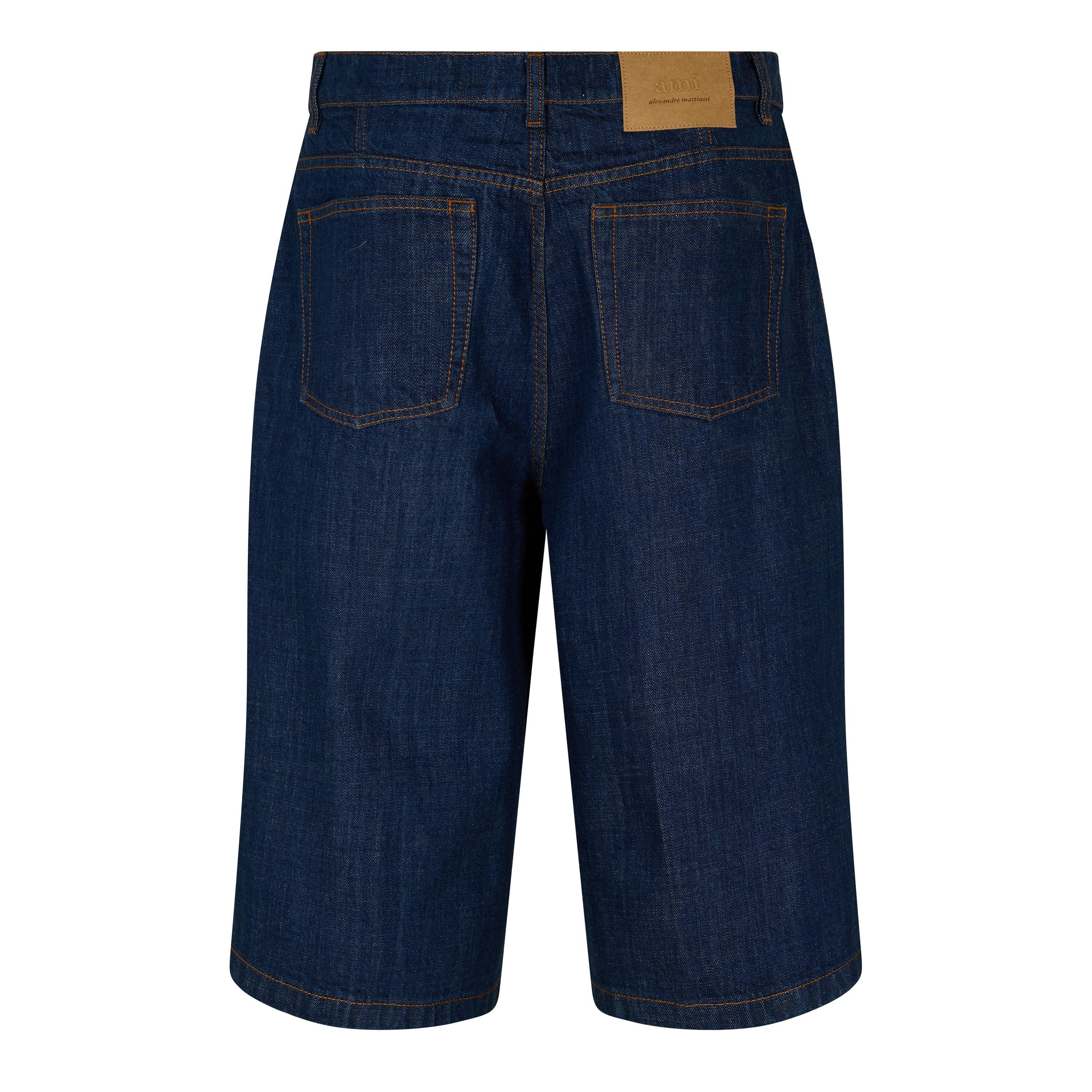 Indigo - Ami Paris - Ami Loose Bermuda Sn62 - 2