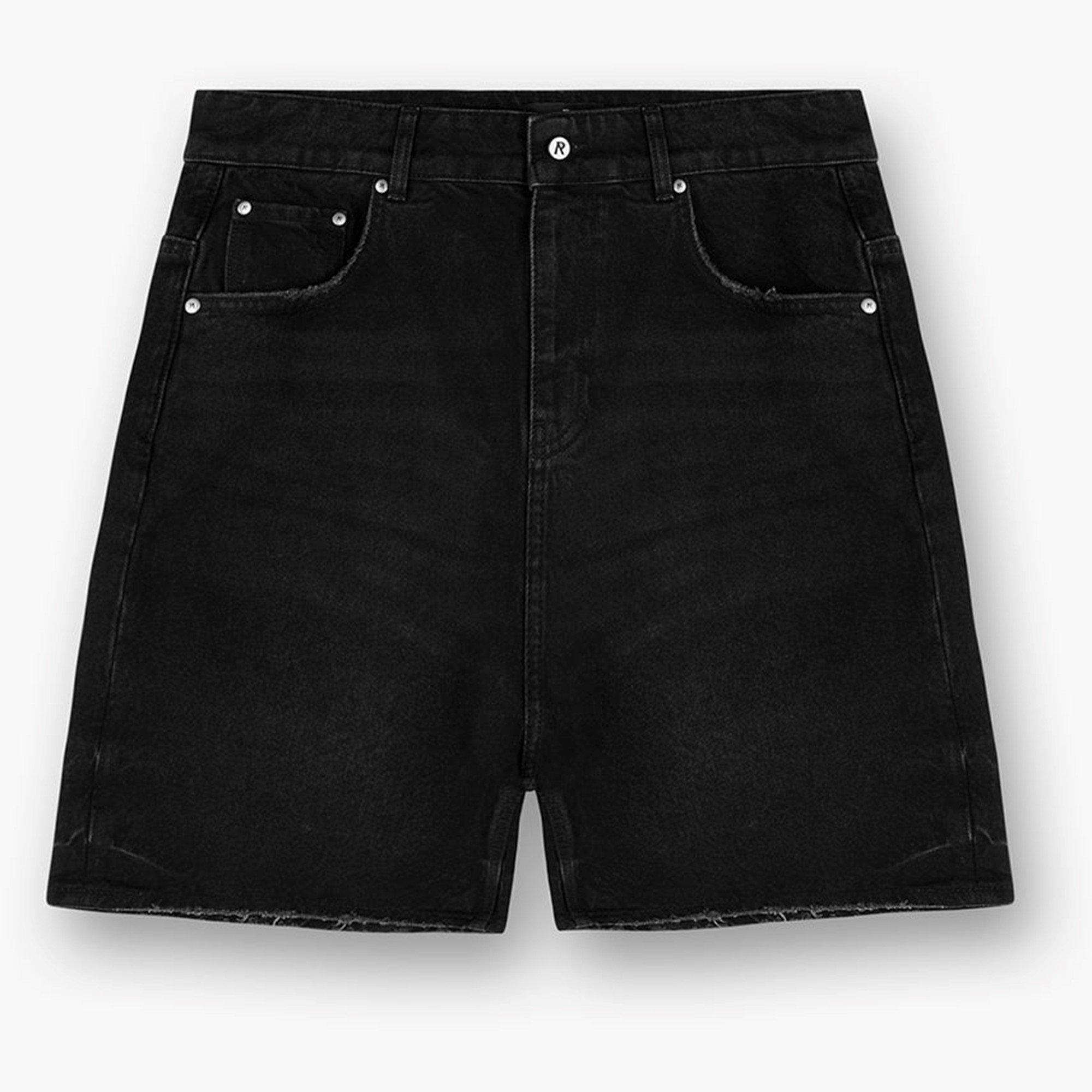 Represent Men's Denim Shorts - Black - 28W R