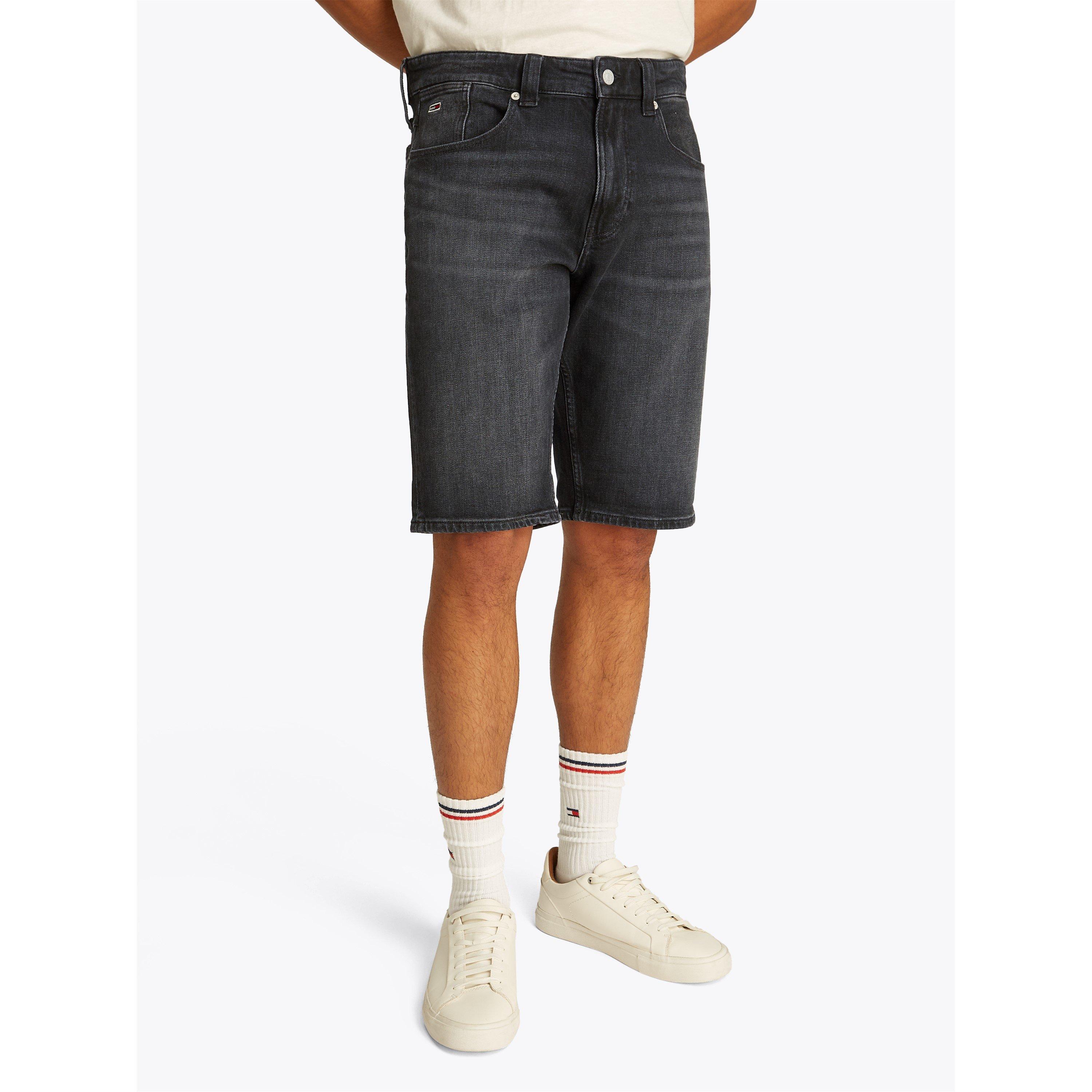 Denim Black - Tommy Jeans - Men's Ronnie Denim Shorts - 4