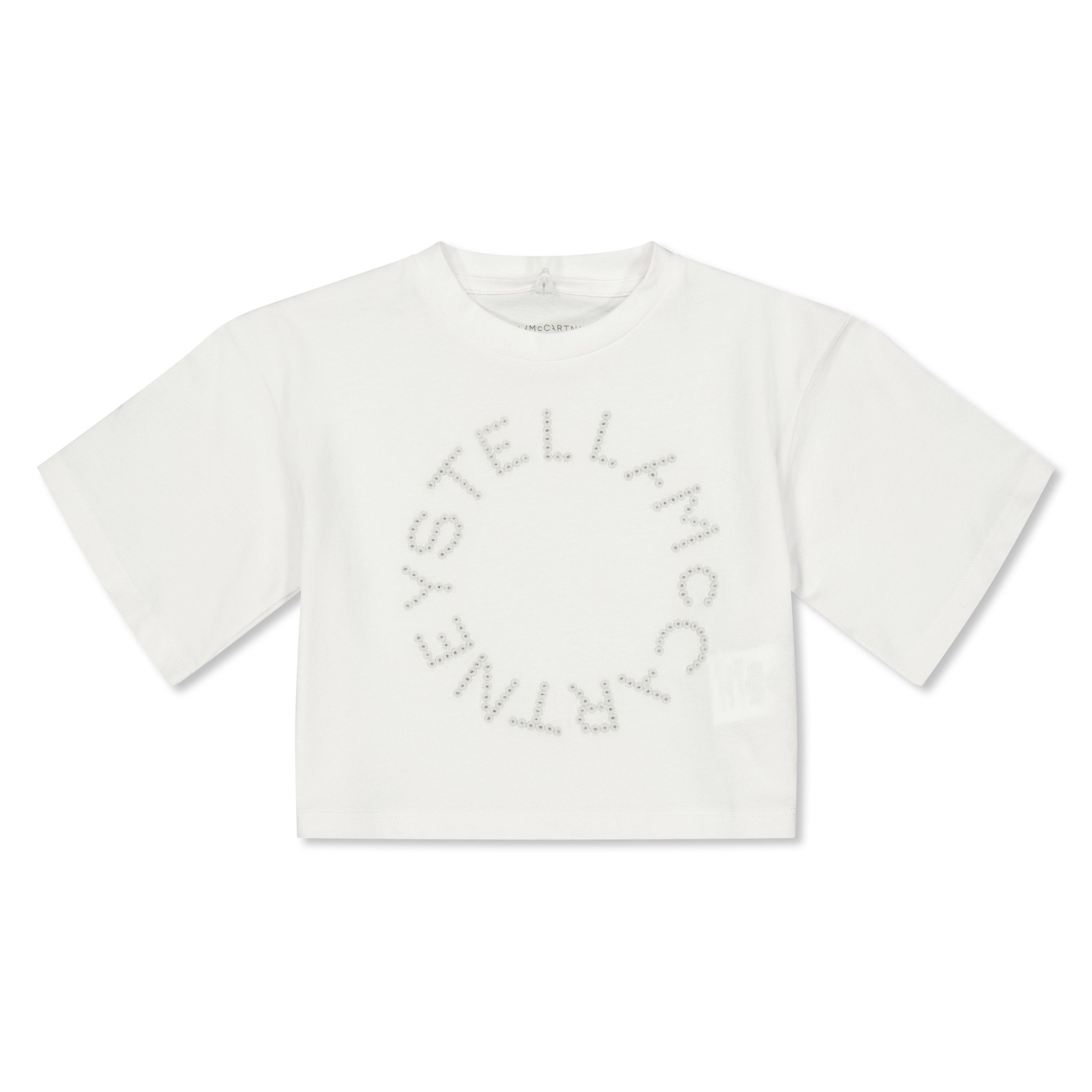 White 100 - Stella McCartney - Stella Logo Tee Jn62 - 1