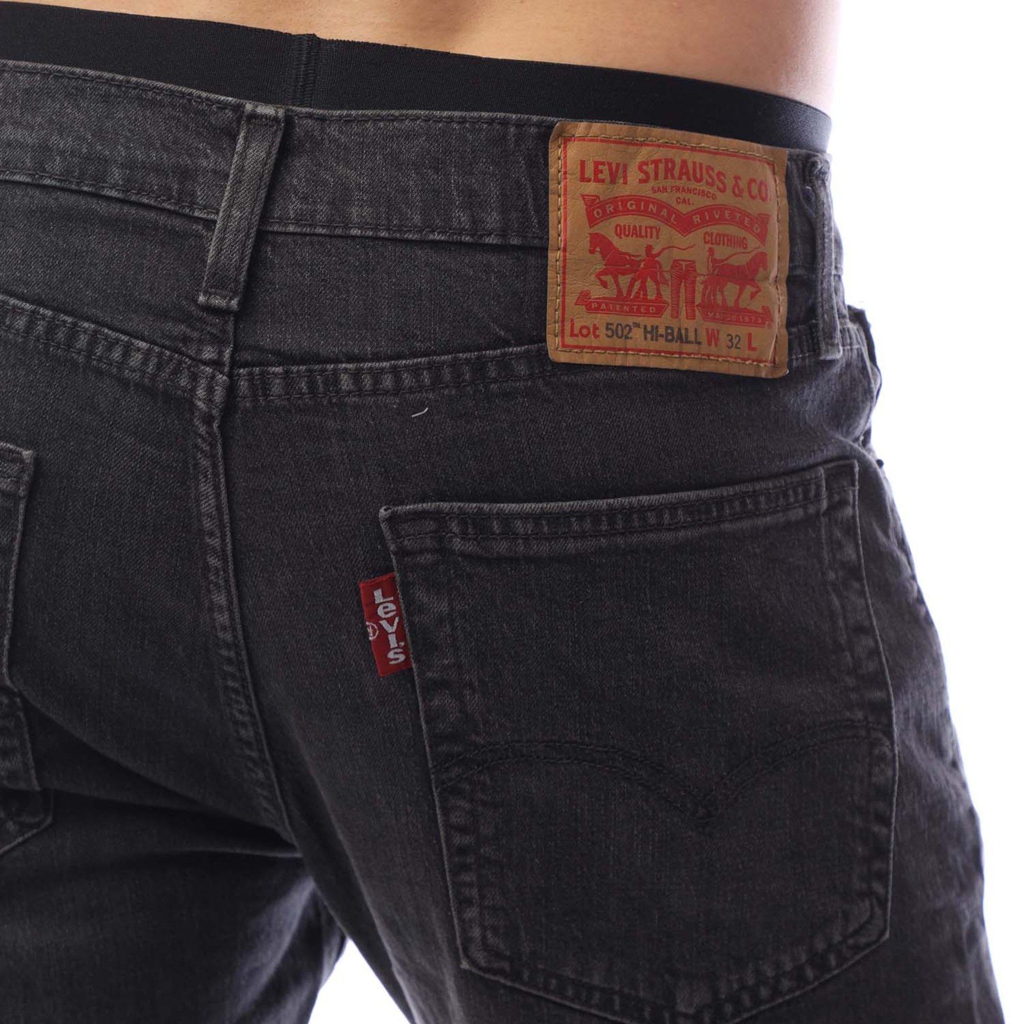 Black - Levis - Men's Hi Ball Junior Straight Leg Jeans - 3