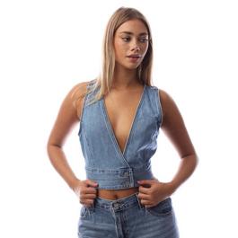 Levis Levis Raine Denim Crop Top Aa022 Ind