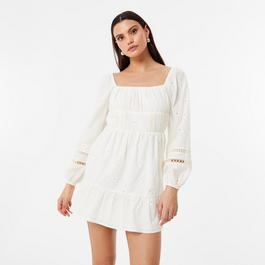 Jack Wills JW LS Boho Dress Ld43