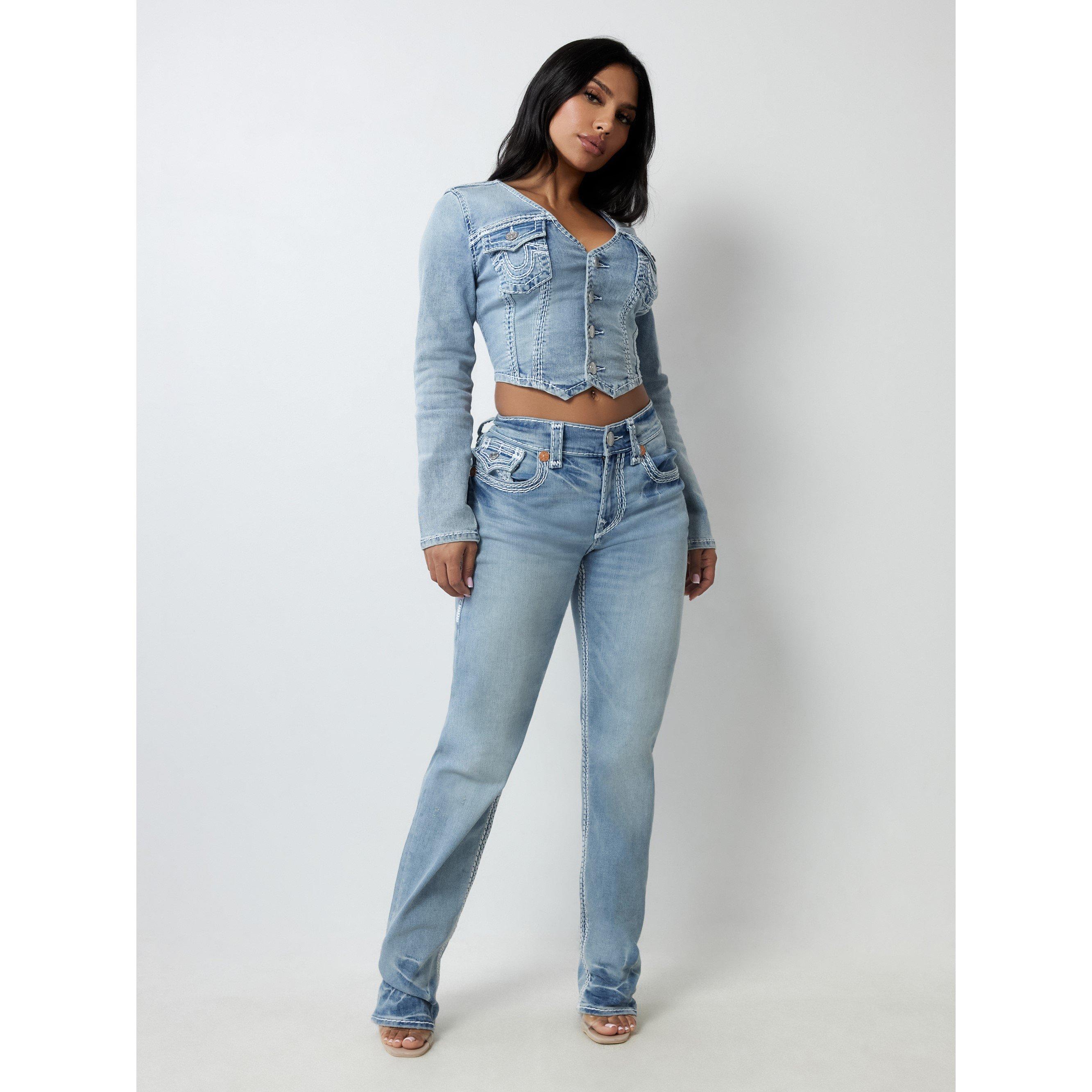 Horizon Henge - True Religion - Women's Ricki Relaxed Straight Leg Jeans - 1