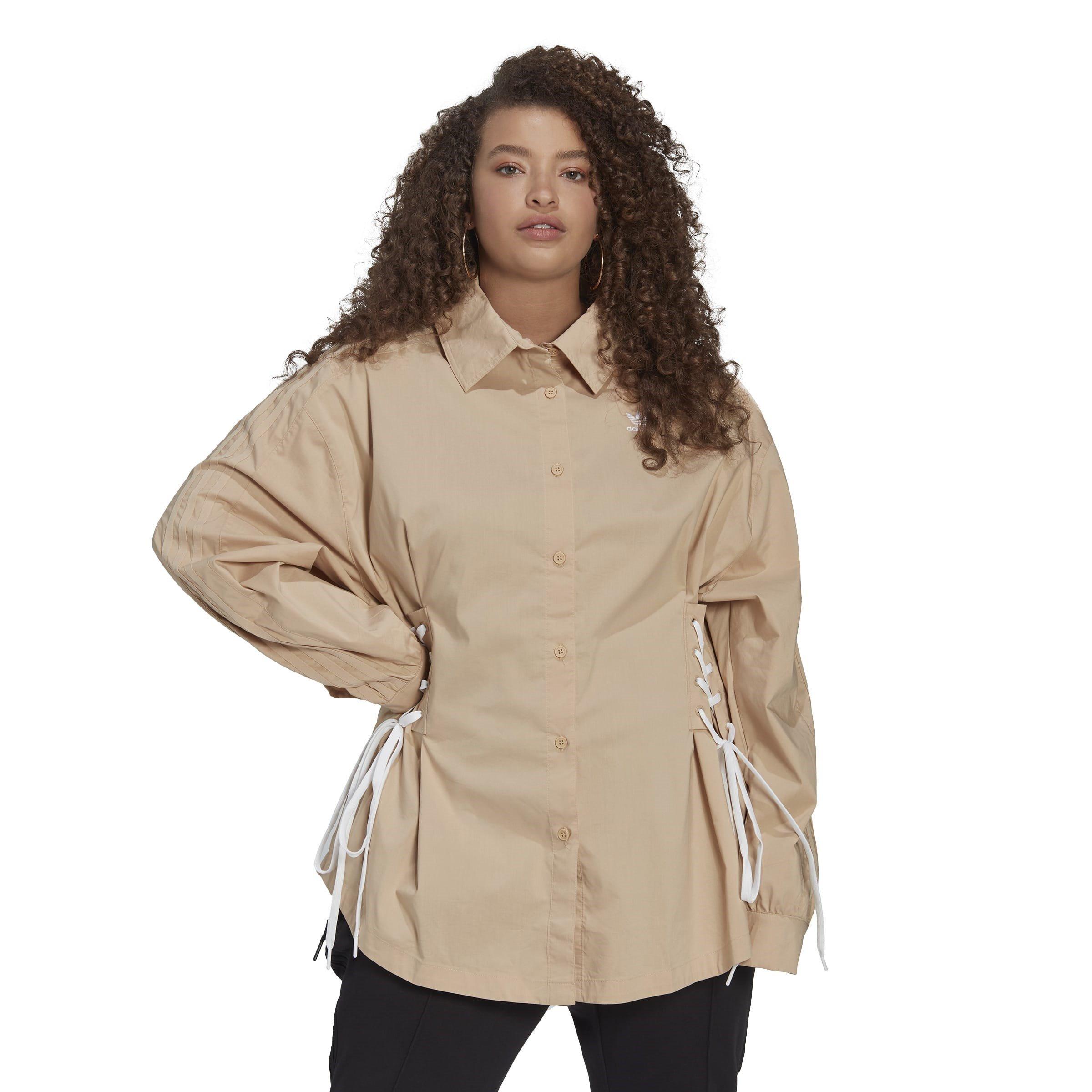 Beige - adidas Originals - Women's Long-Sleeve T-Shirt - 2