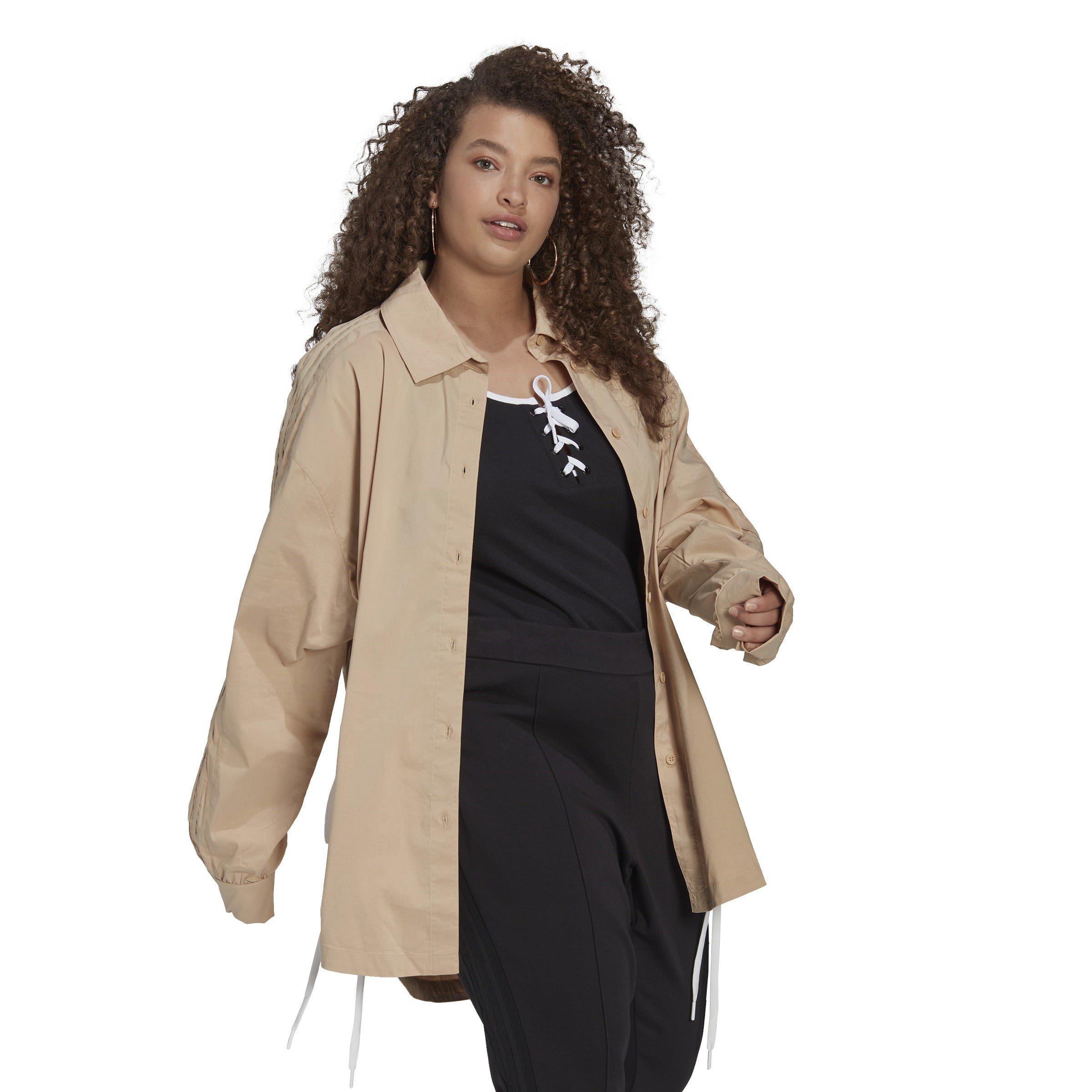 Beige - adidas Originals - Women's Long-Sleeve T-Shirt - 4