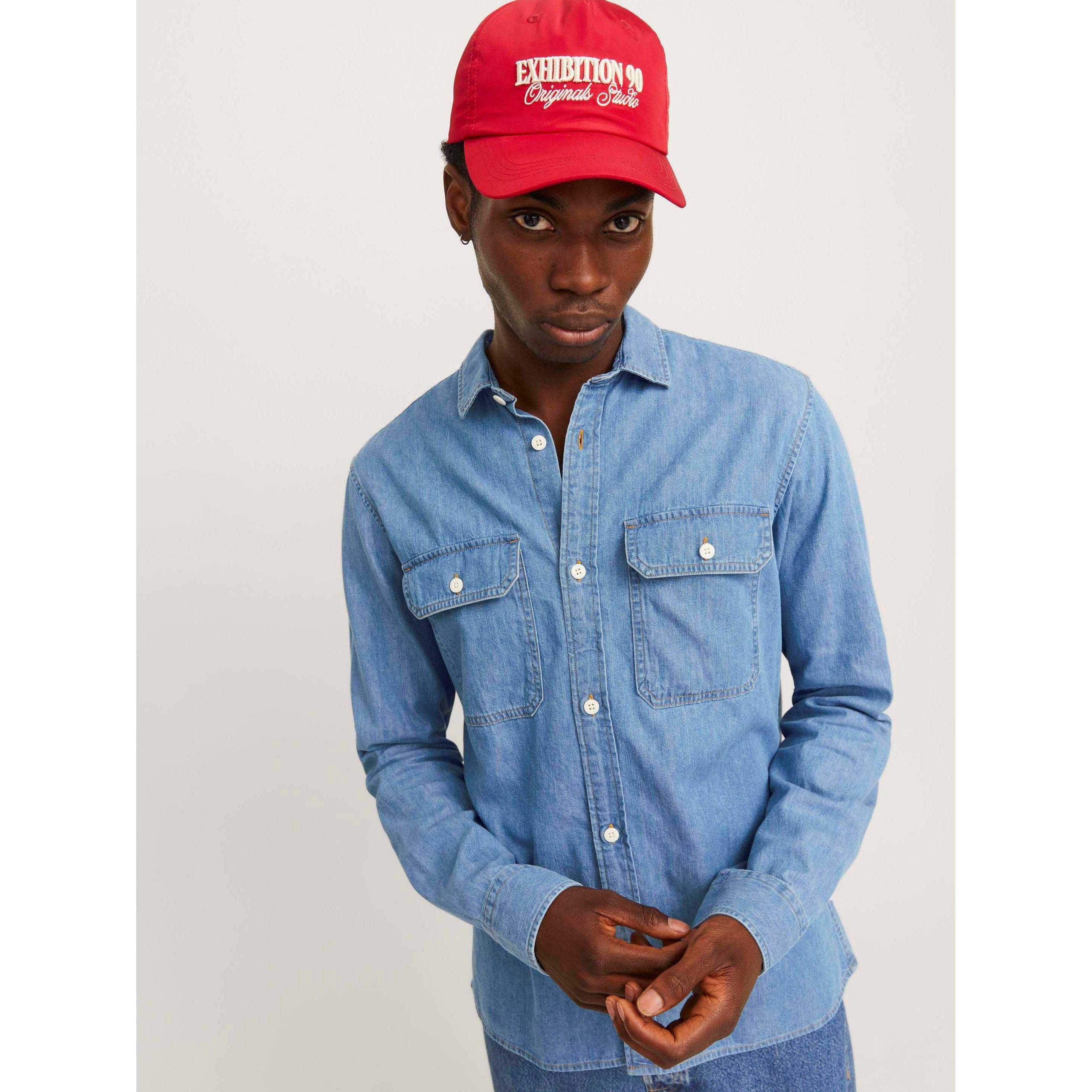 Lt Blue Denim - Jack and Jones - Travis Shirt Mens - 6