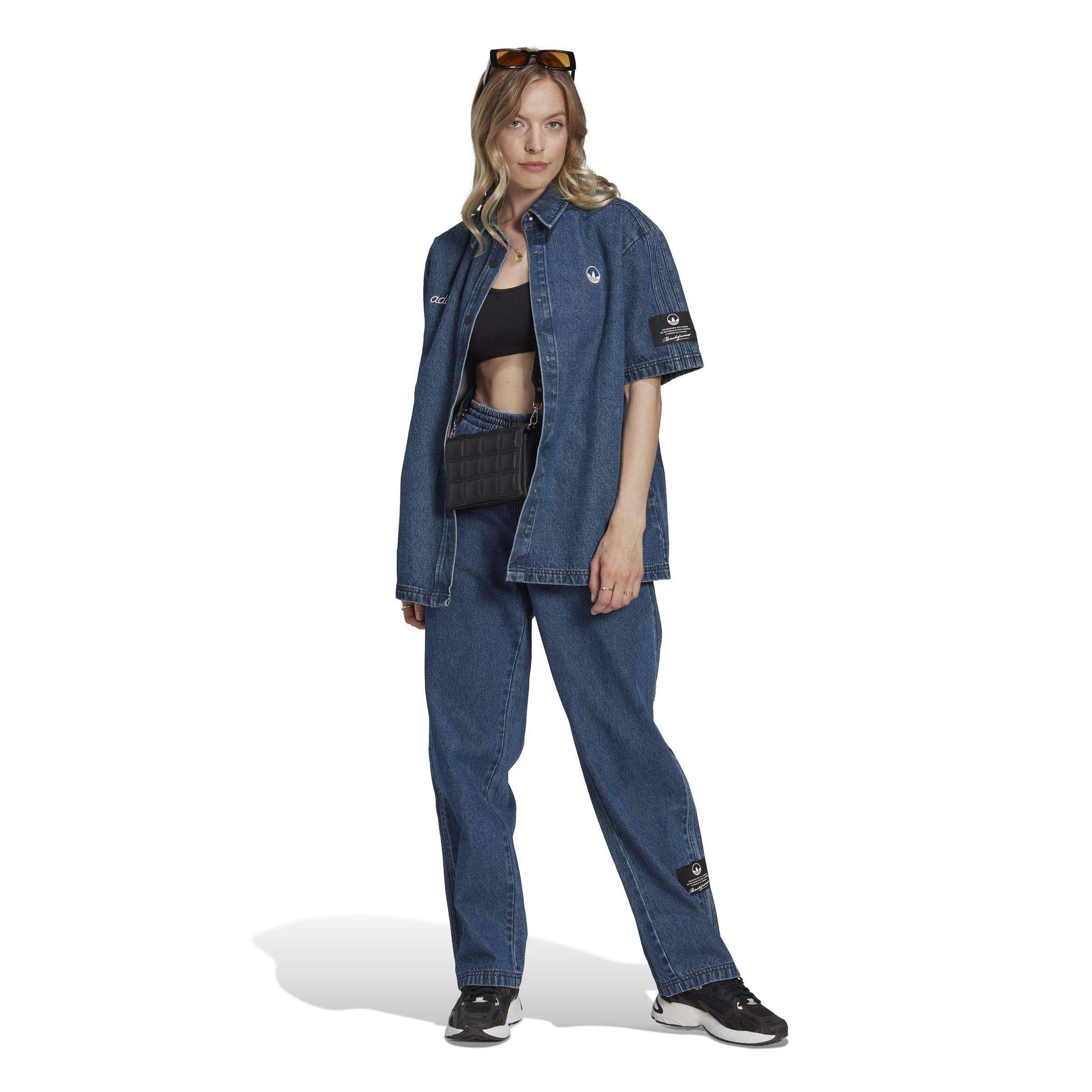 Navy - adidas Originals - Denim Shirt Ld99 - 6