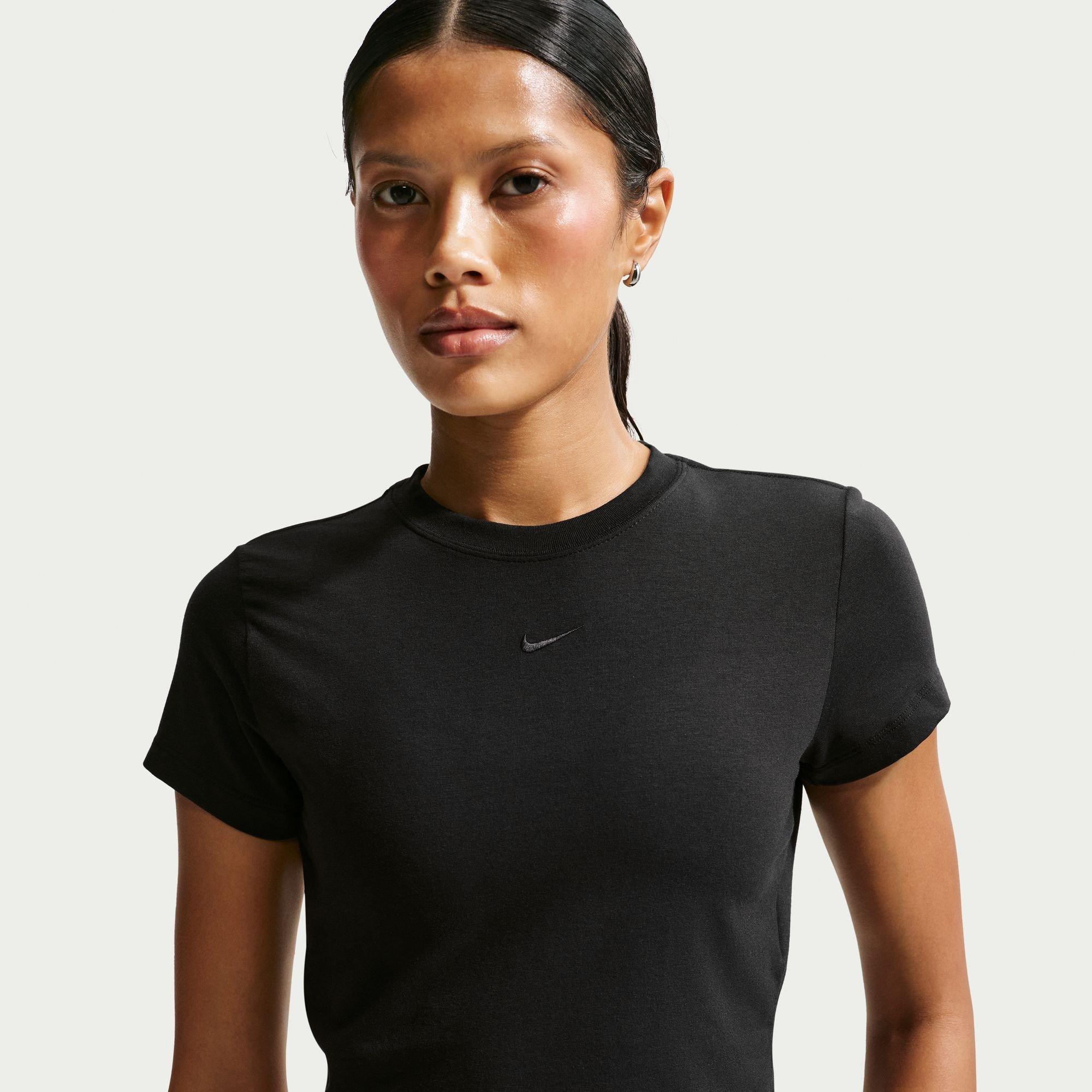 Black - Nike - Nike Chill Knit Crop Ld00 - 1