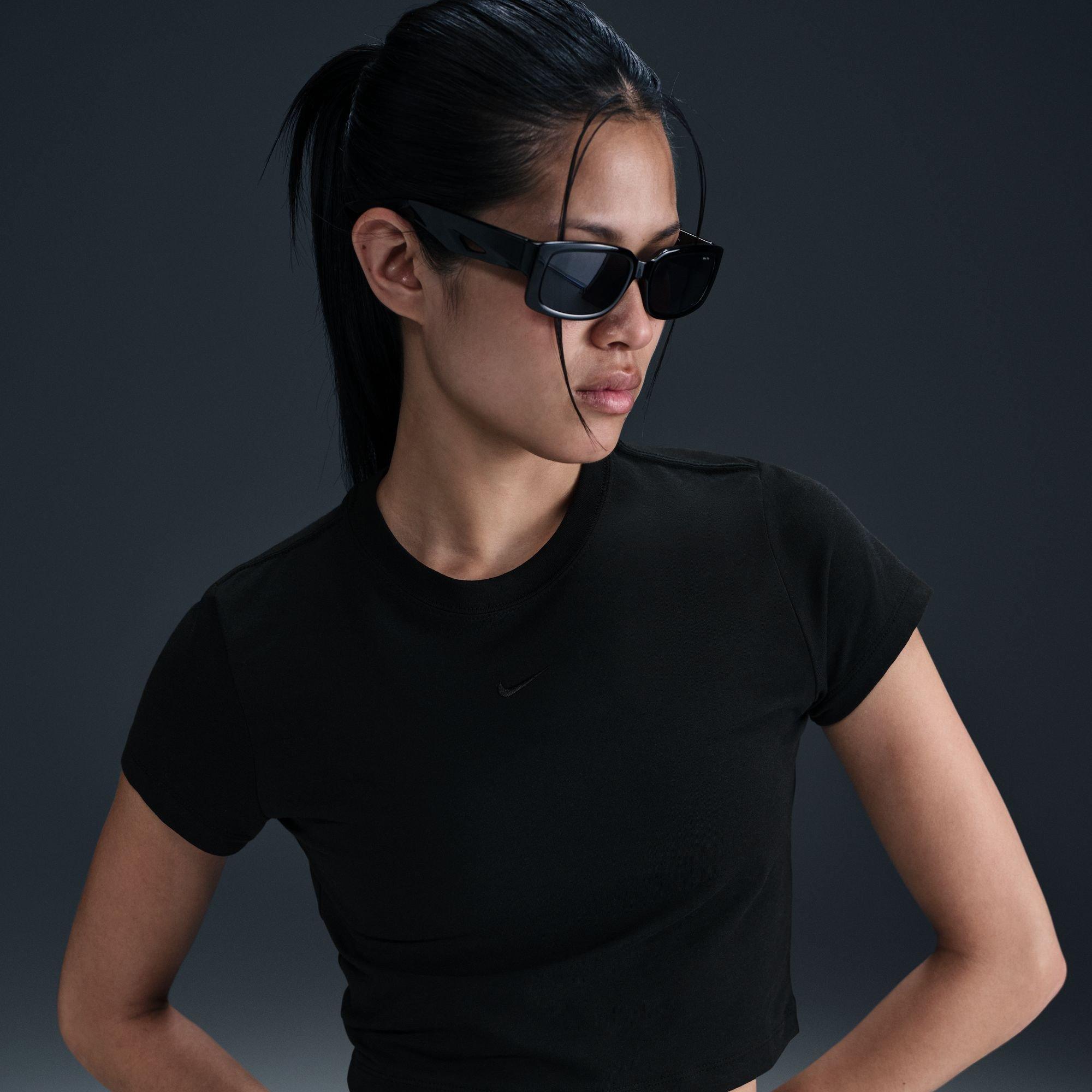 Black - Nike - Nike Chill Knit Crop Ld00 - 6