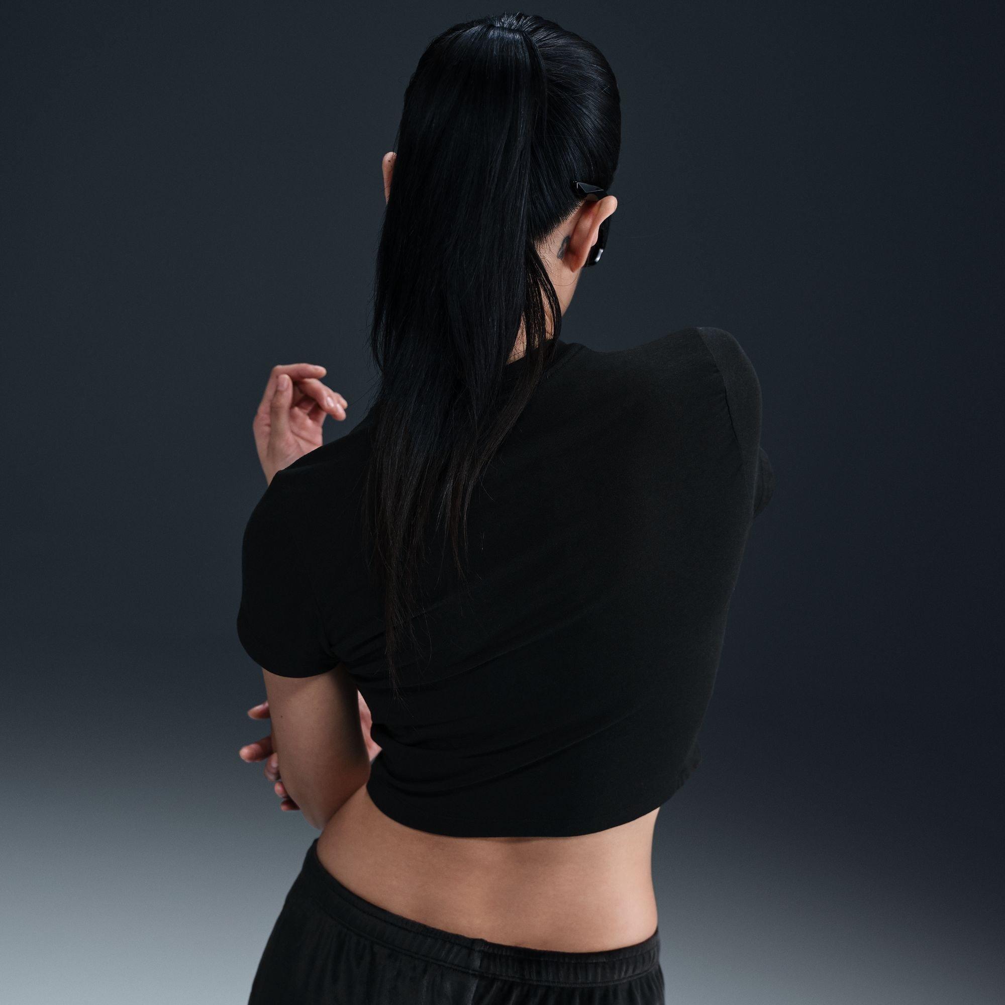 Black - Nike - Nike Chill Knit Crop Ld00 - 9