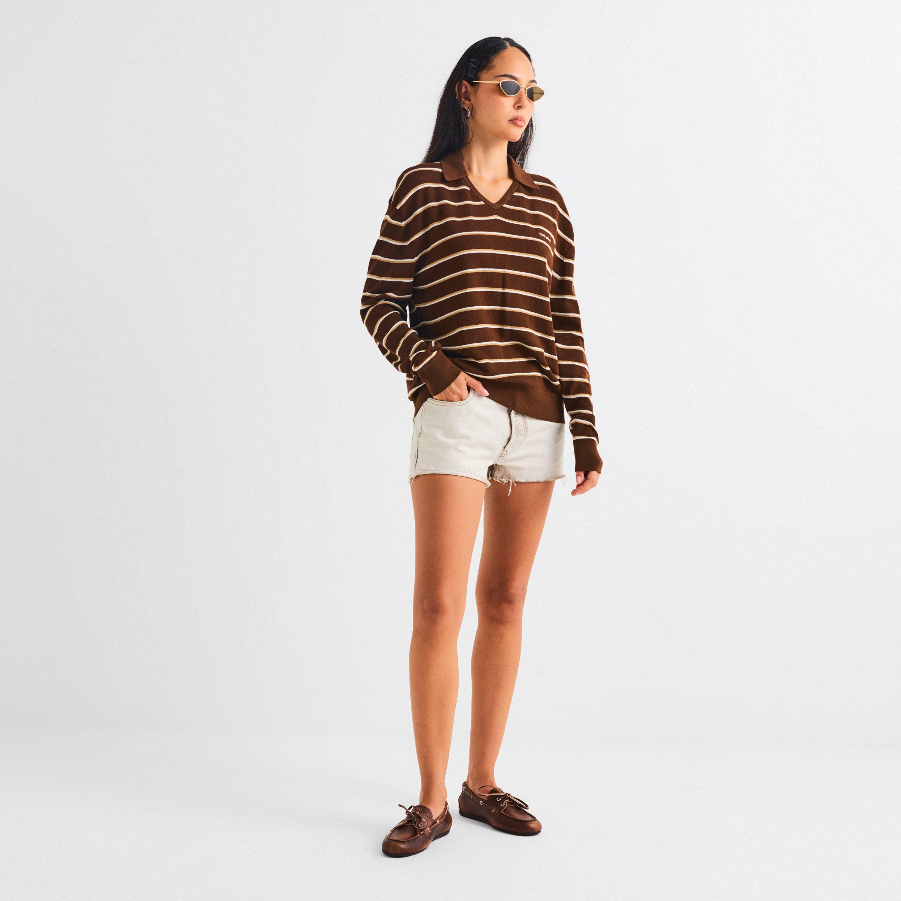 Bianco - Miu Miu - Women's Denim Shorts - 5