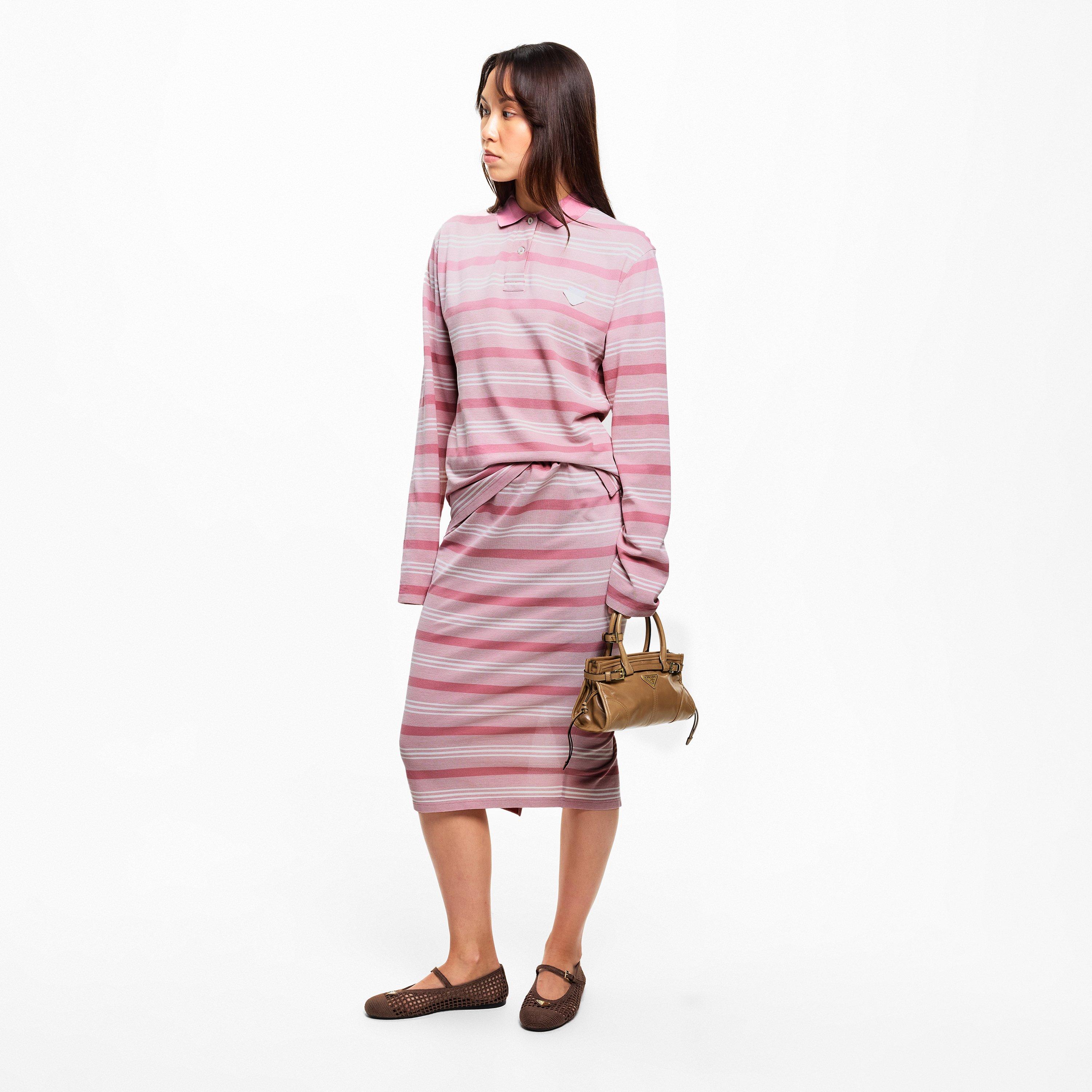 Albastro - Prada - Women's Stripe Long Sleeve T-Shirt - 6