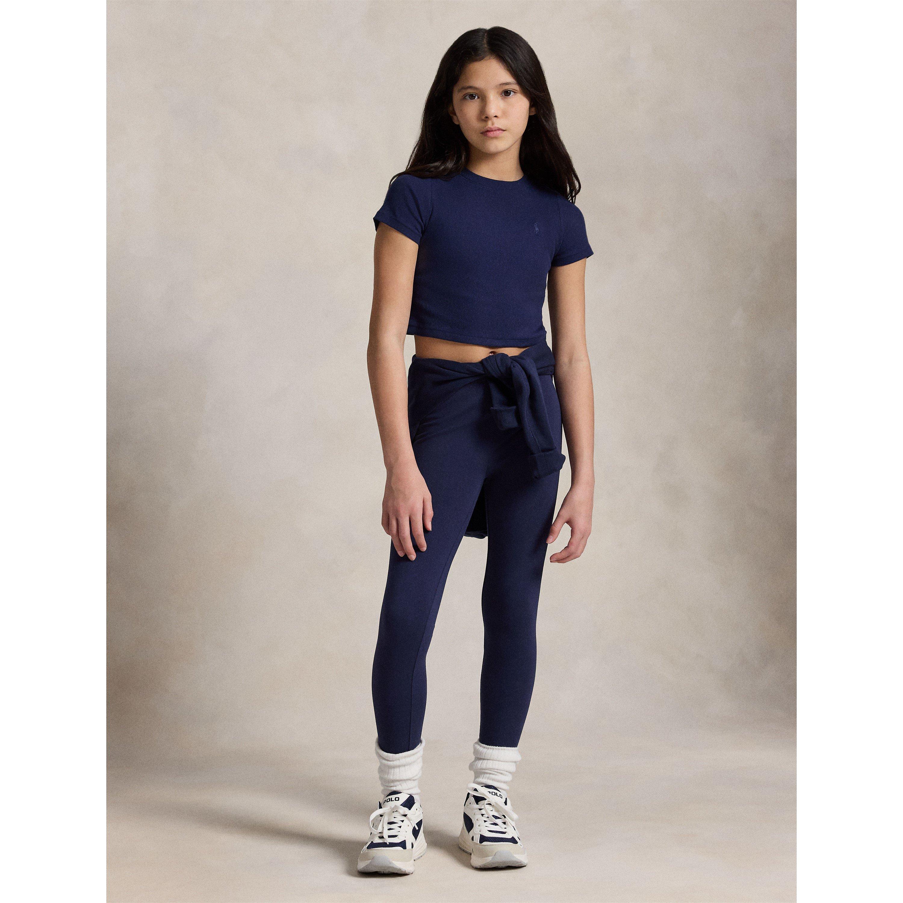 Navy - Polo Ralph Lauren - Kids' Crop Top - 5
