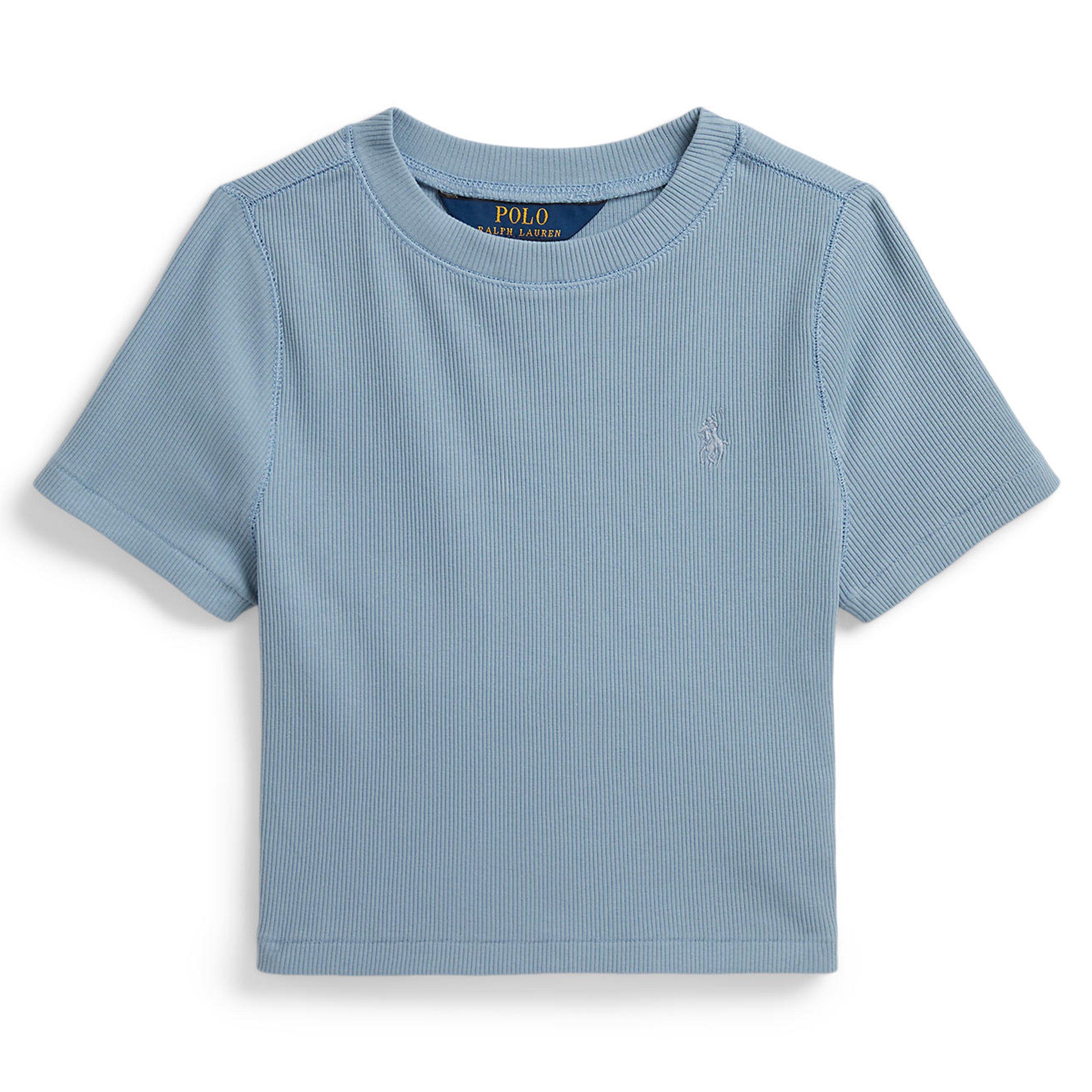 Polo Ralph Lauren Girls Kids' Crop Top - Light Blue - 8-9Y/M