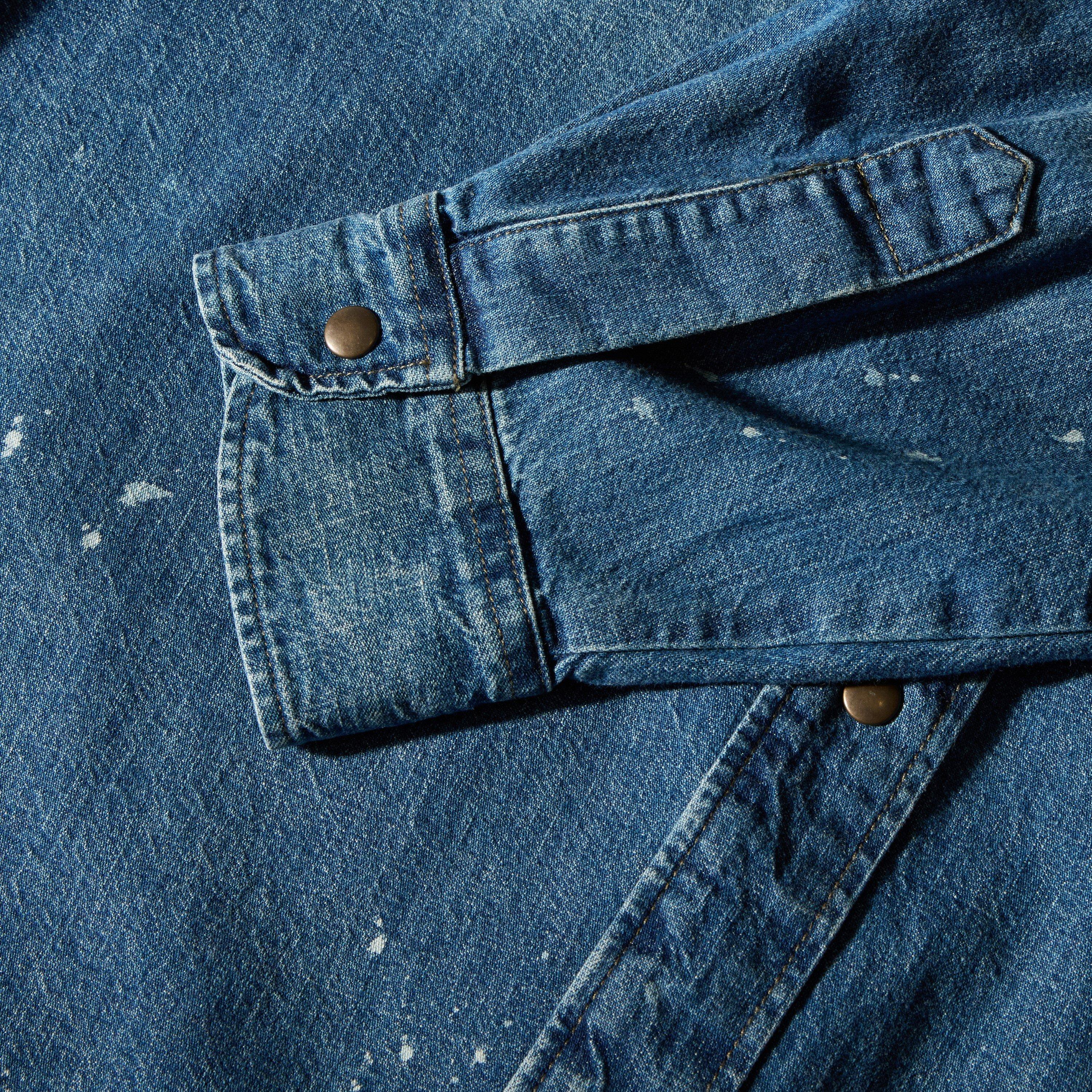 Old Blue Spots - Maison Margiela - Bicolour Denim Shirt - 3