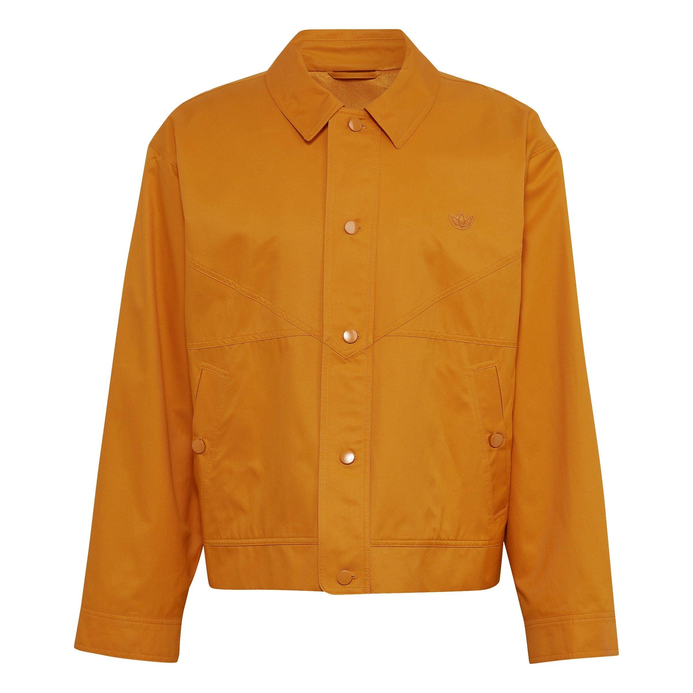 Orange - adidas Originals - Women's Tie Break Cotton Long Sleeve Field Jacket - 1