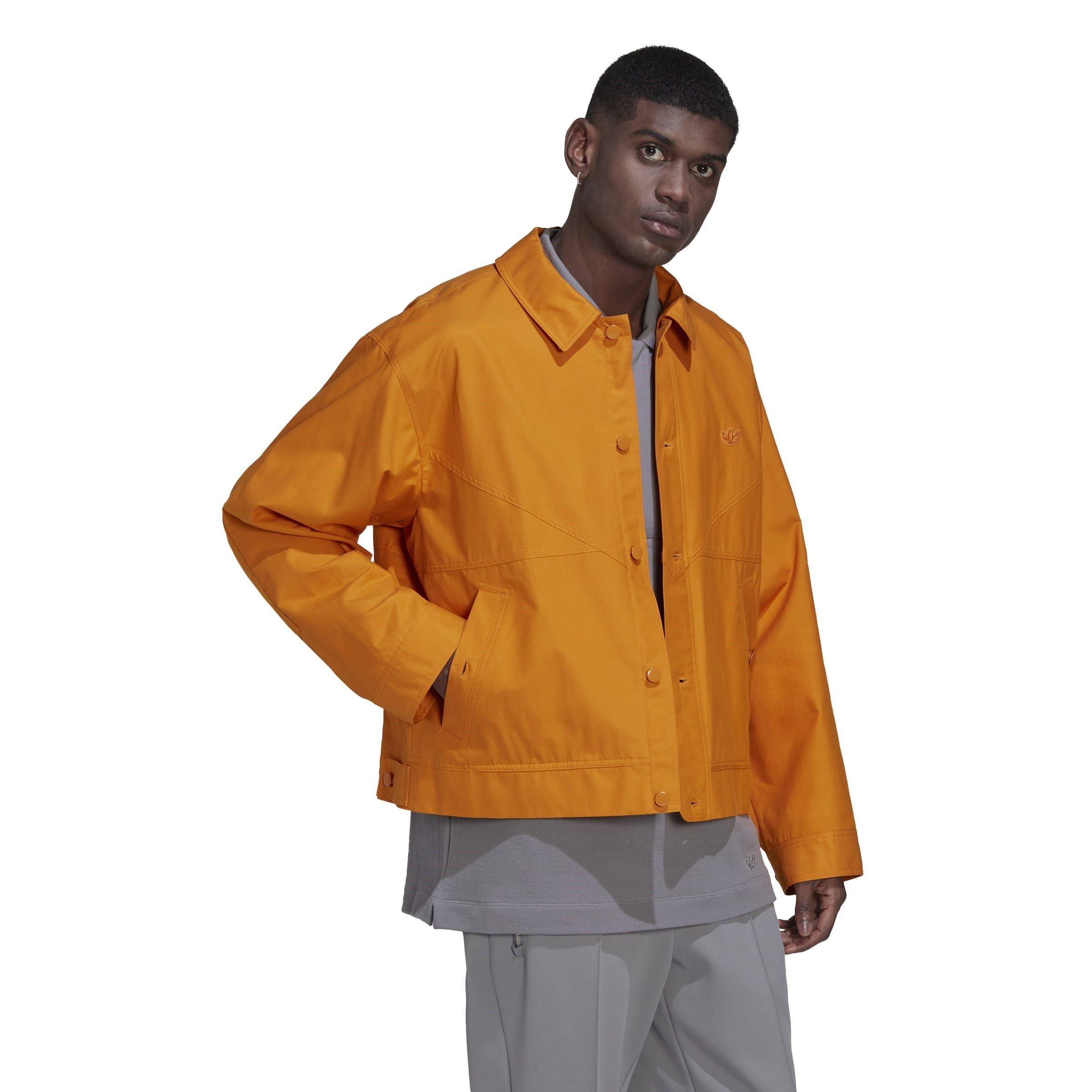 Naranja - adidas Originals - Women's Tie Break Cotton Long Sleeve Field Jacket - 2