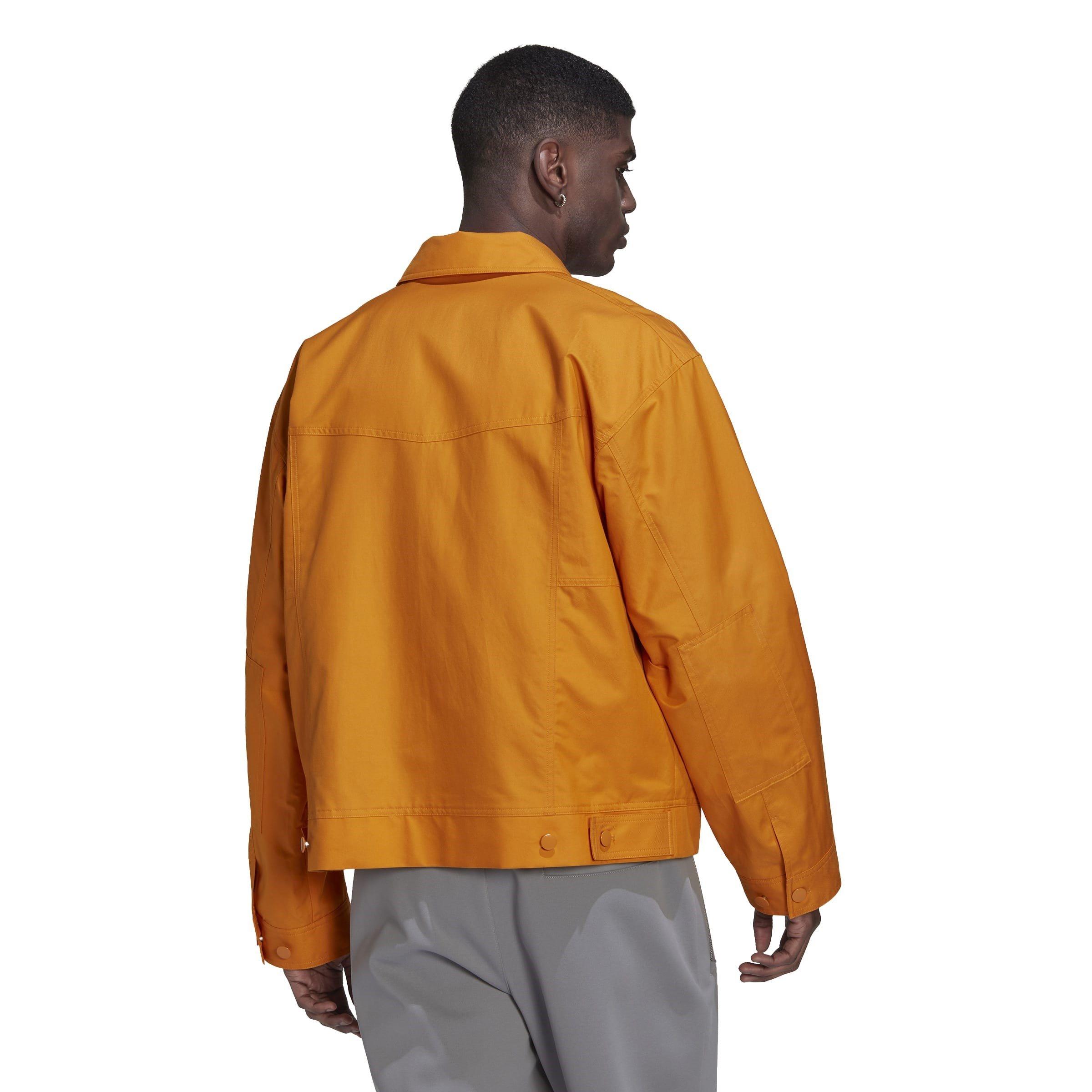 Naranja - adidas Originals - Women's Tie Break Cotton Long Sleeve Field Jacket - 3