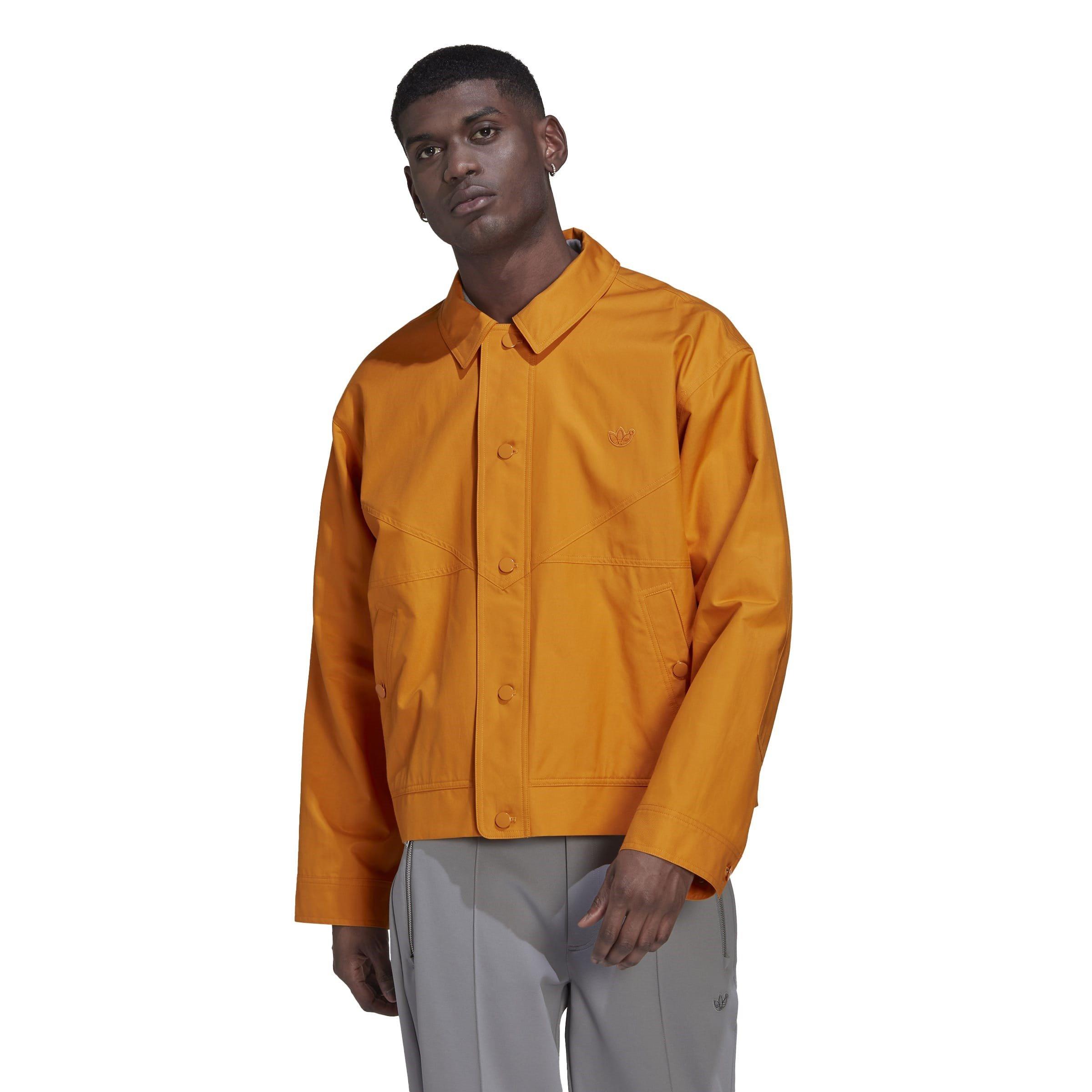 Naranja - adidas Originals - Women's Tie Break Cotton Long Sleeve Field Jacket - 4