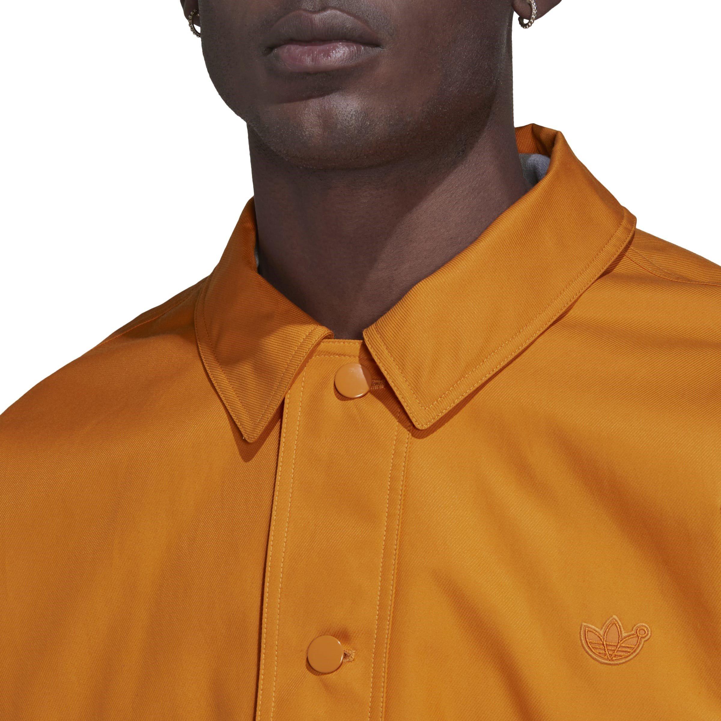 Naranja - adidas Originals - Women's Tie Break Cotton Long Sleeve Field Jacket - 5