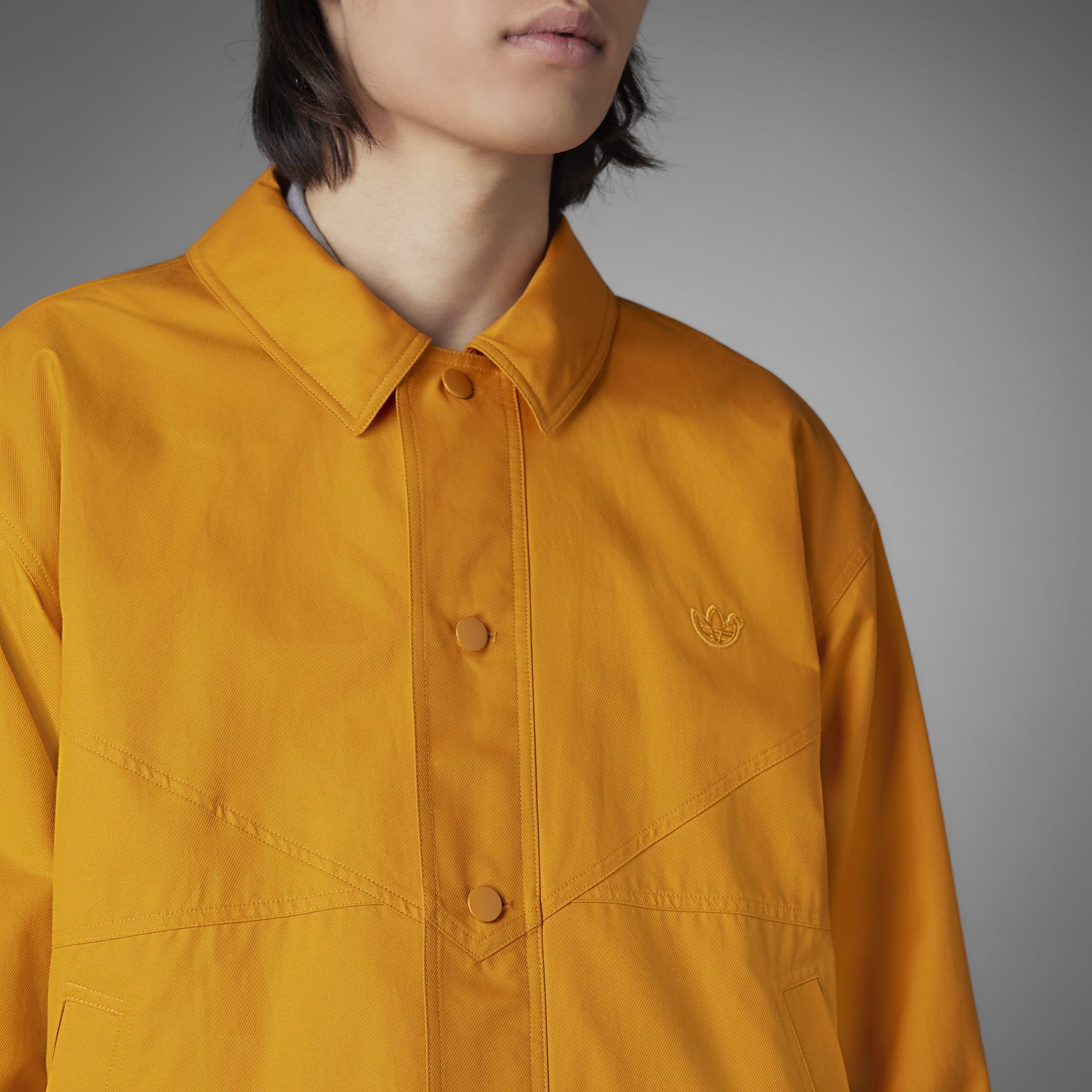 Naranja - adidas Originals - Women's Tie Break Cotton Long Sleeve Field Jacket - 8