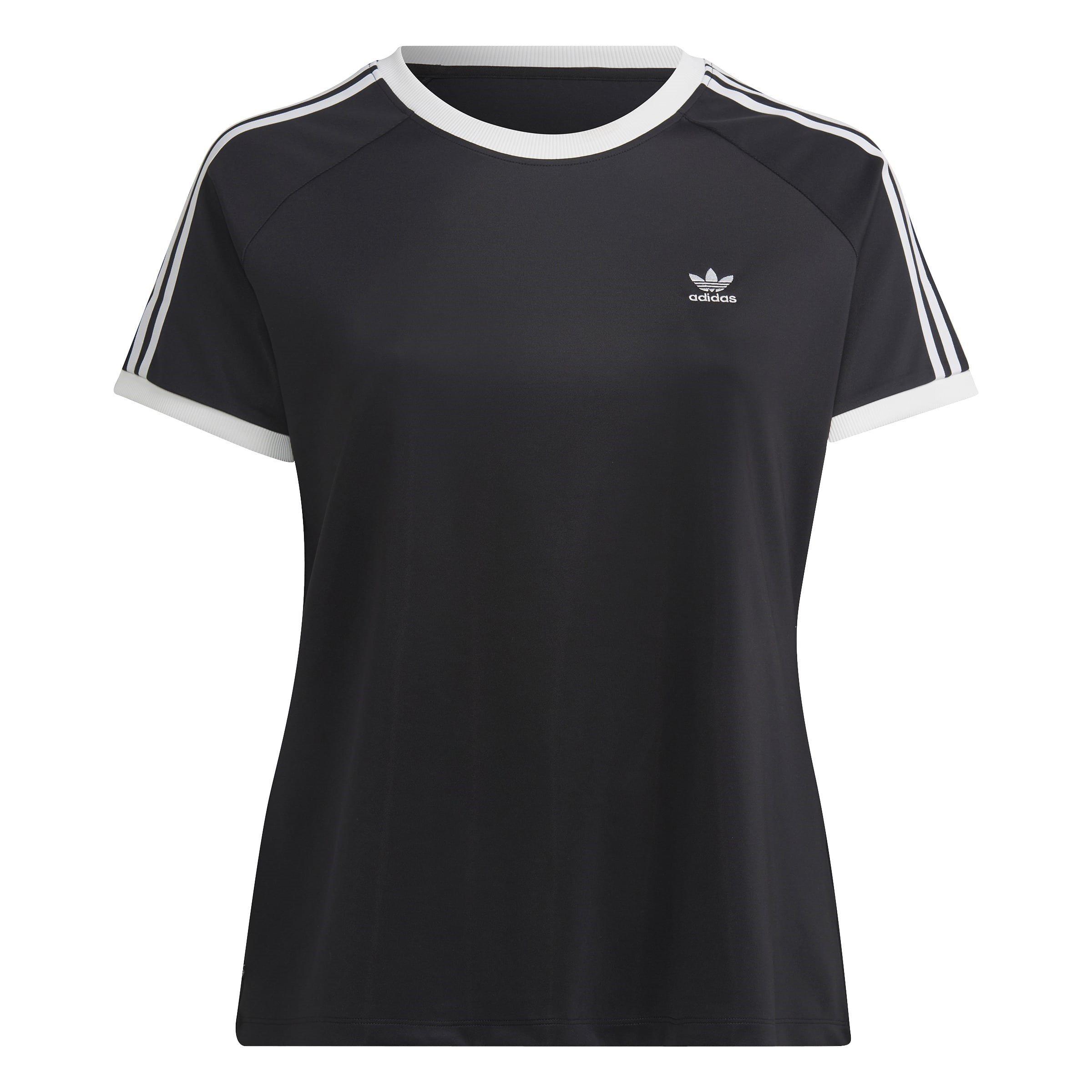 adidas Originals Adicolor Plus Size Classics Slim 3 Stripes T Shirt Regular Fit T Shirts Cruise Fashion