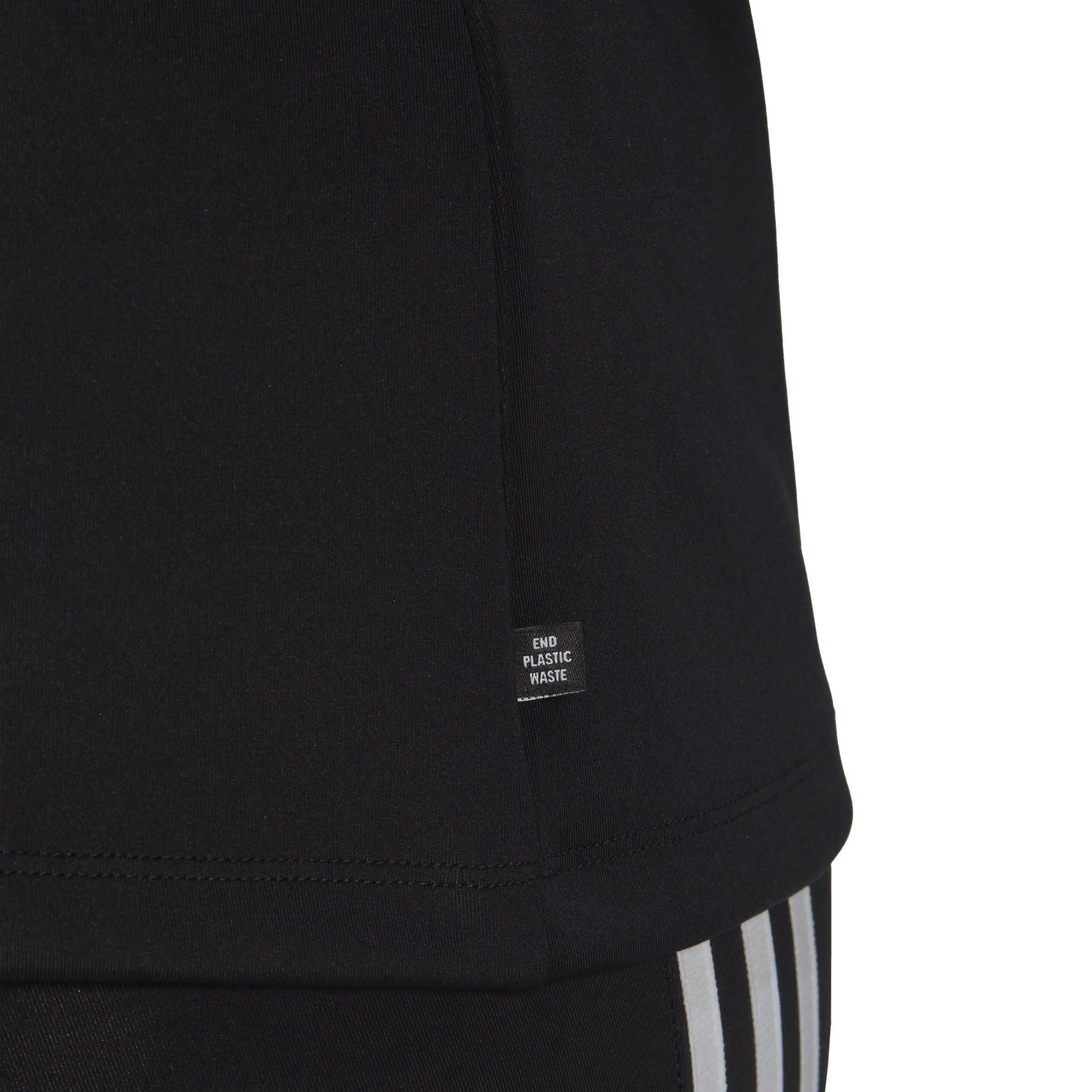 Black - adidas Originals - Adicolor Plus Size Classics Slim 3-Stripes T-Shirt - 6