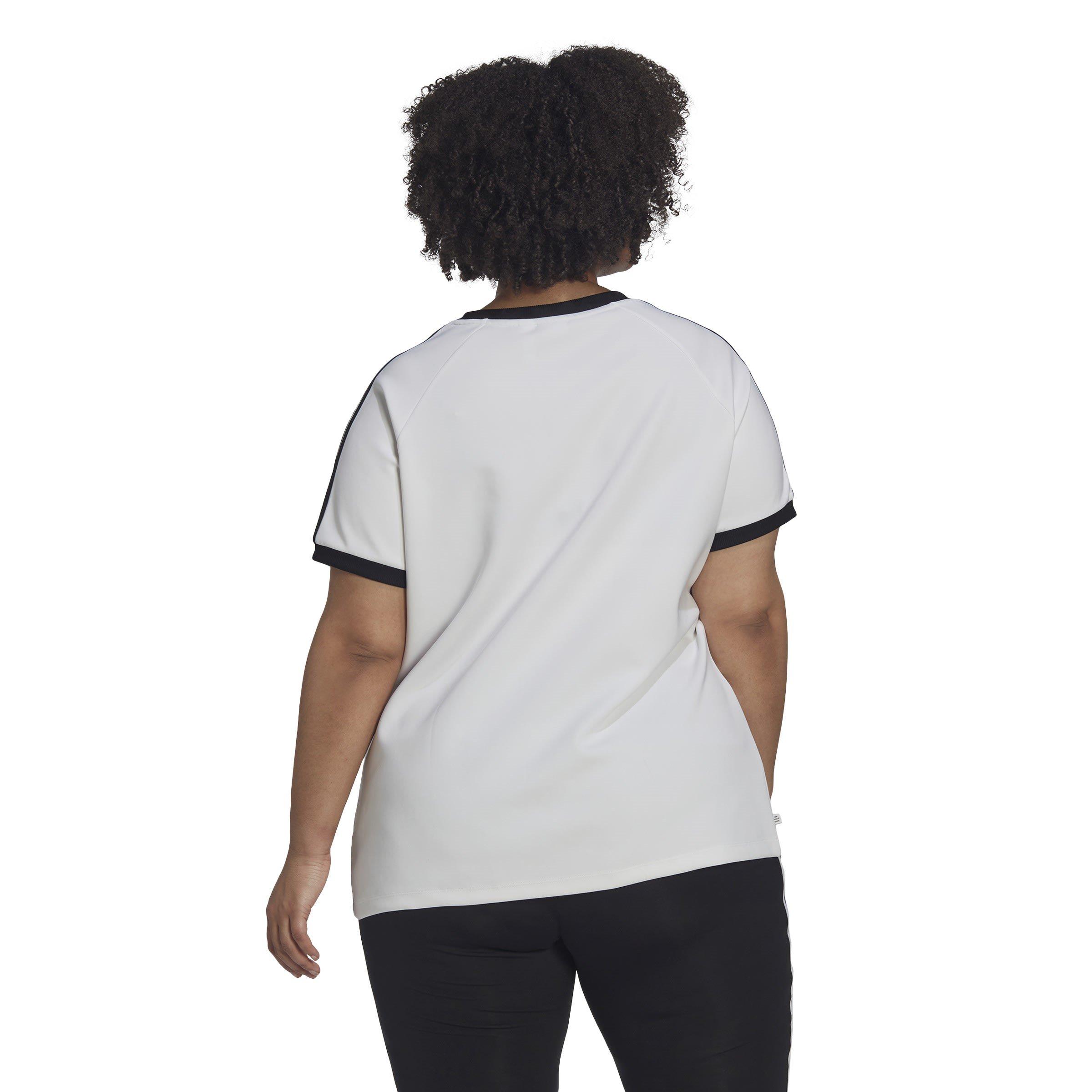 Branco - adidas Originals - Slim 3-Stripe T-Shirt - 2