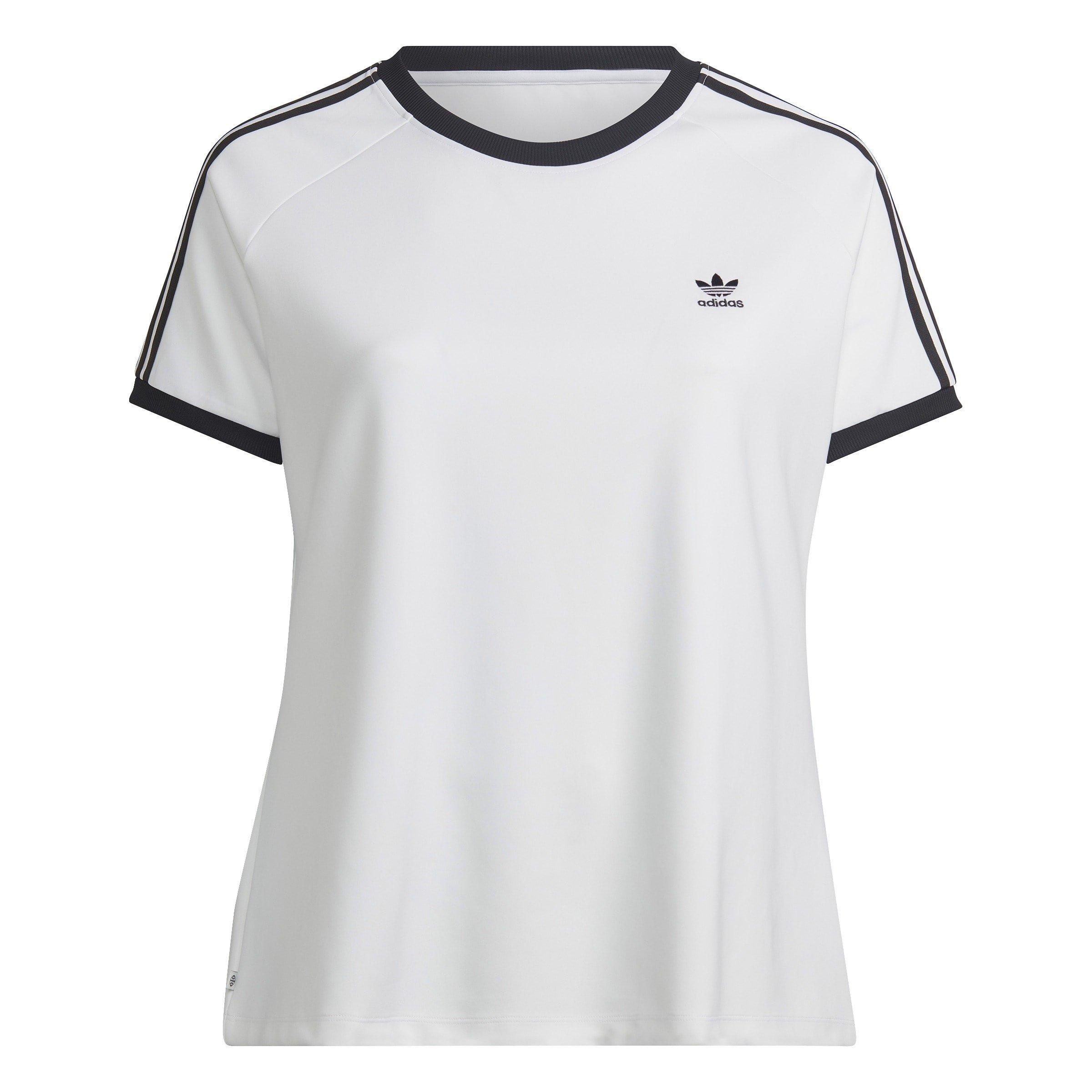 Branco - adidas Originals - Slim 3-Stripe T-Shirt - 6