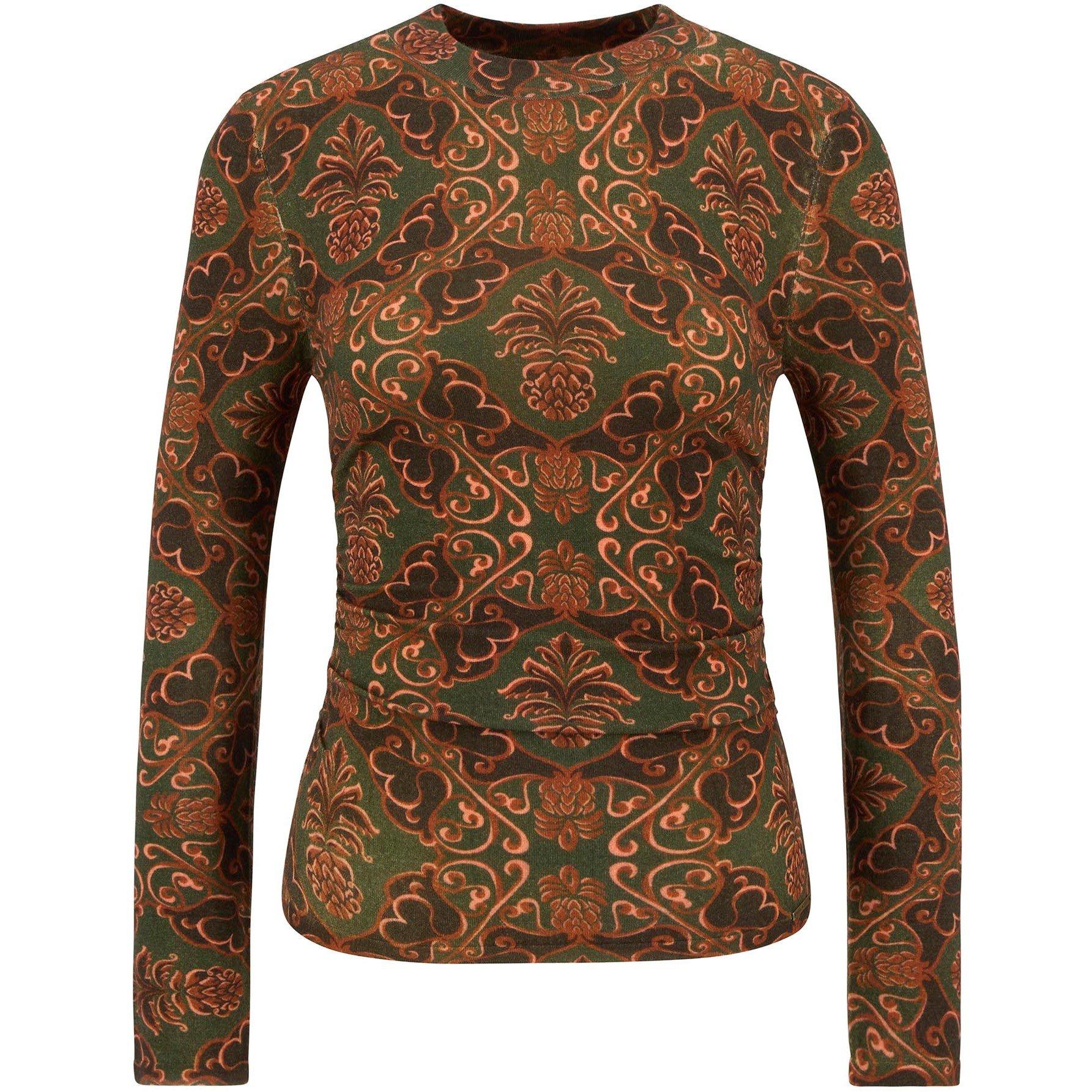 Pineapple - Barbour x Farm Rio - Women's Luanna Long-Sleeve T-Shirt - 1