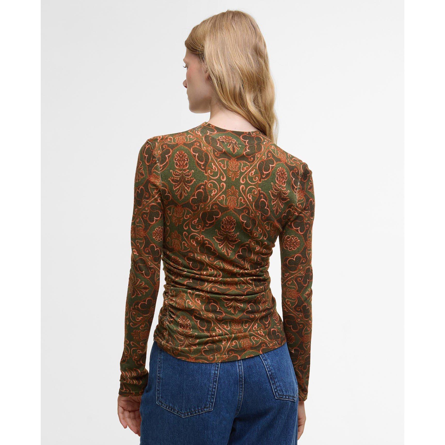 Pineapple - Barbour x Farm Rio - Women's Luanna Long-Sleeve T-Shirt - 3