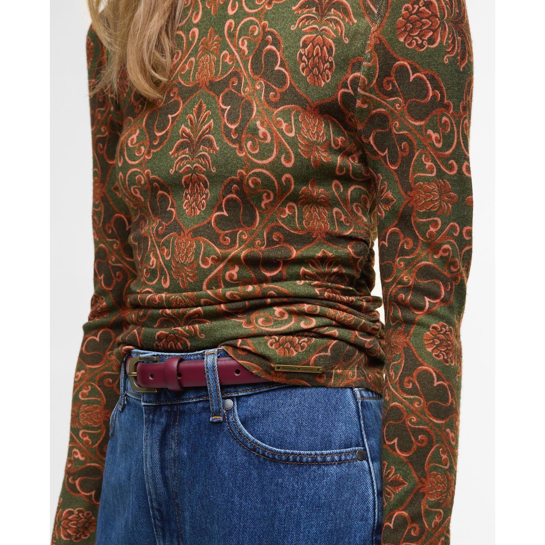 Pineapple - Barbour x Farm Rio - Women's Luanna Long-Sleeve T-Shirt - 6