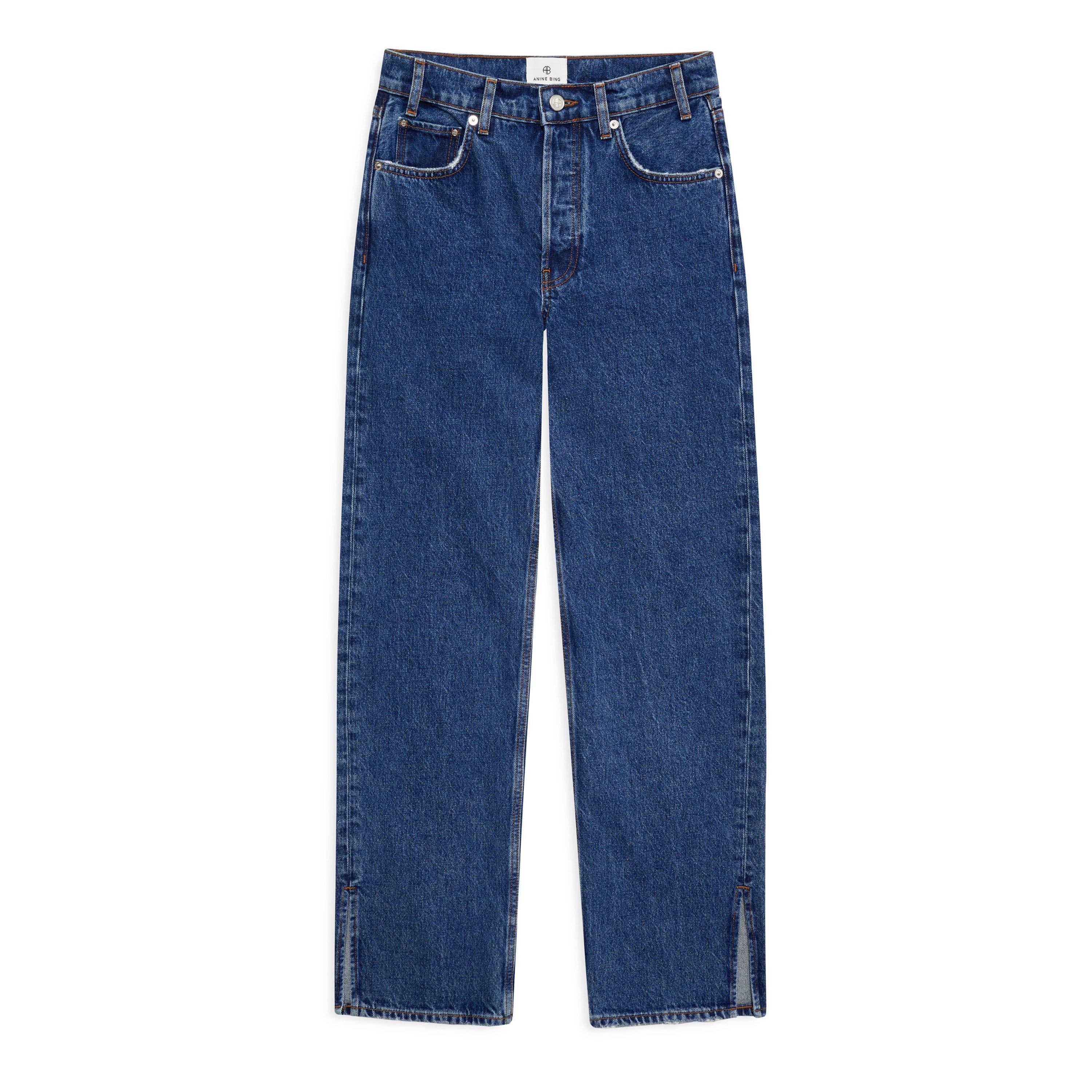 Washed Blue - Anine Bing - Women's Roy Straight Leg Jeans - 1