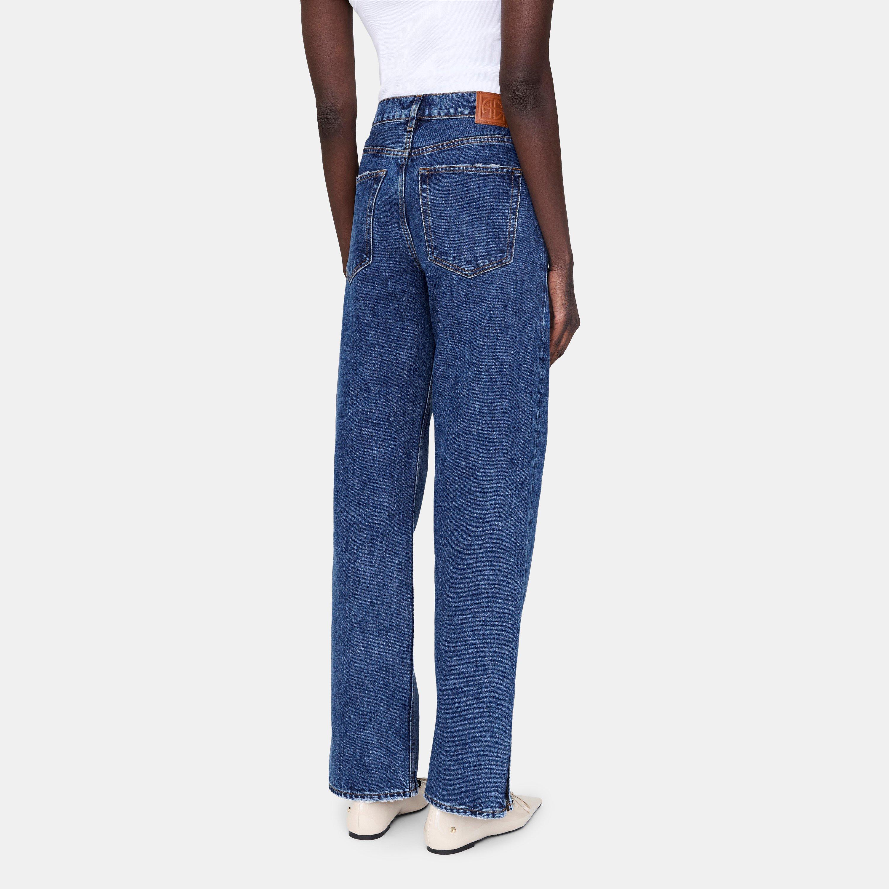 Washed Blue - Anine Bing - Women's Roy Straight Leg Jeans - 3