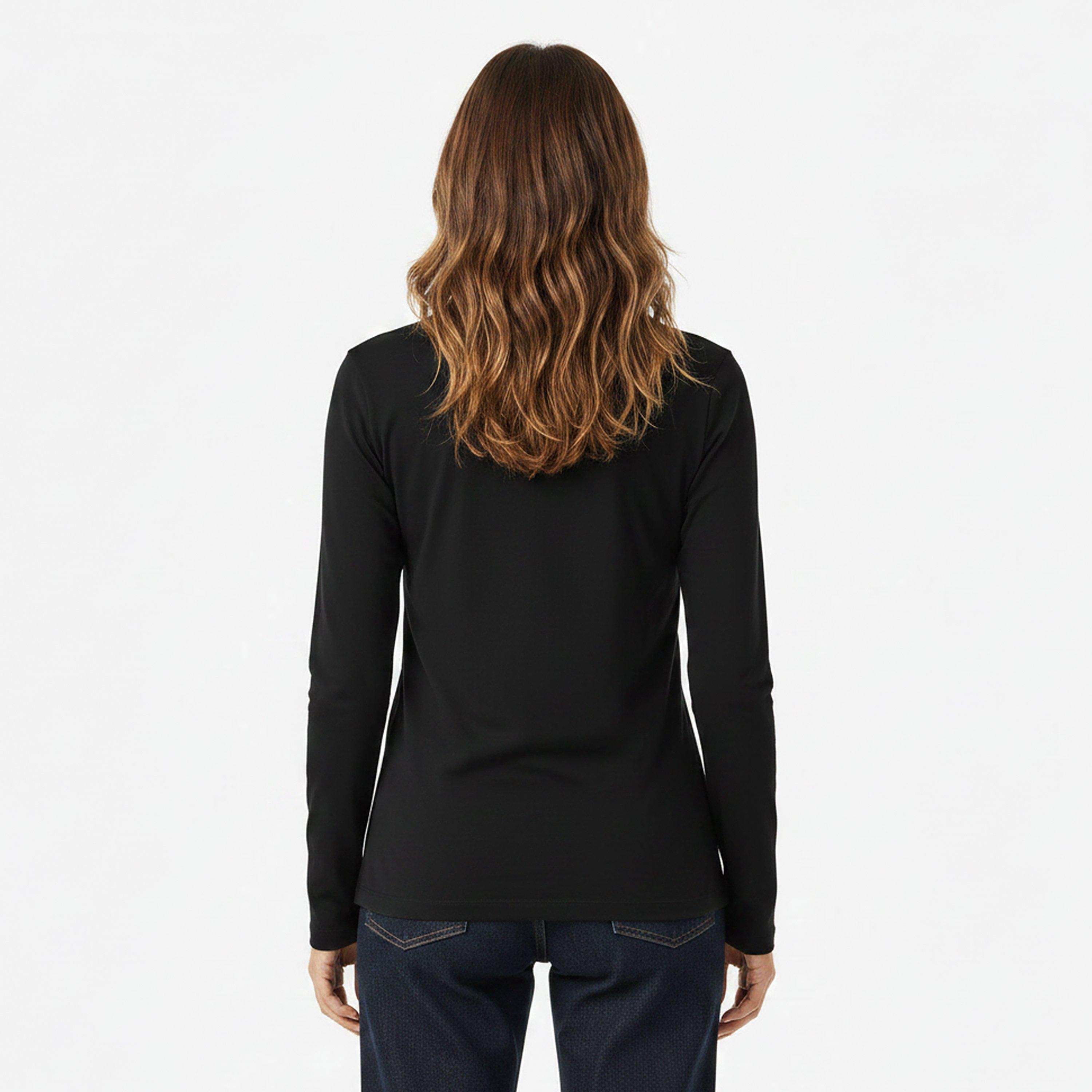 BLACK - Belstaff - Women's Mariola Long Sleeve T-Shirt - 4