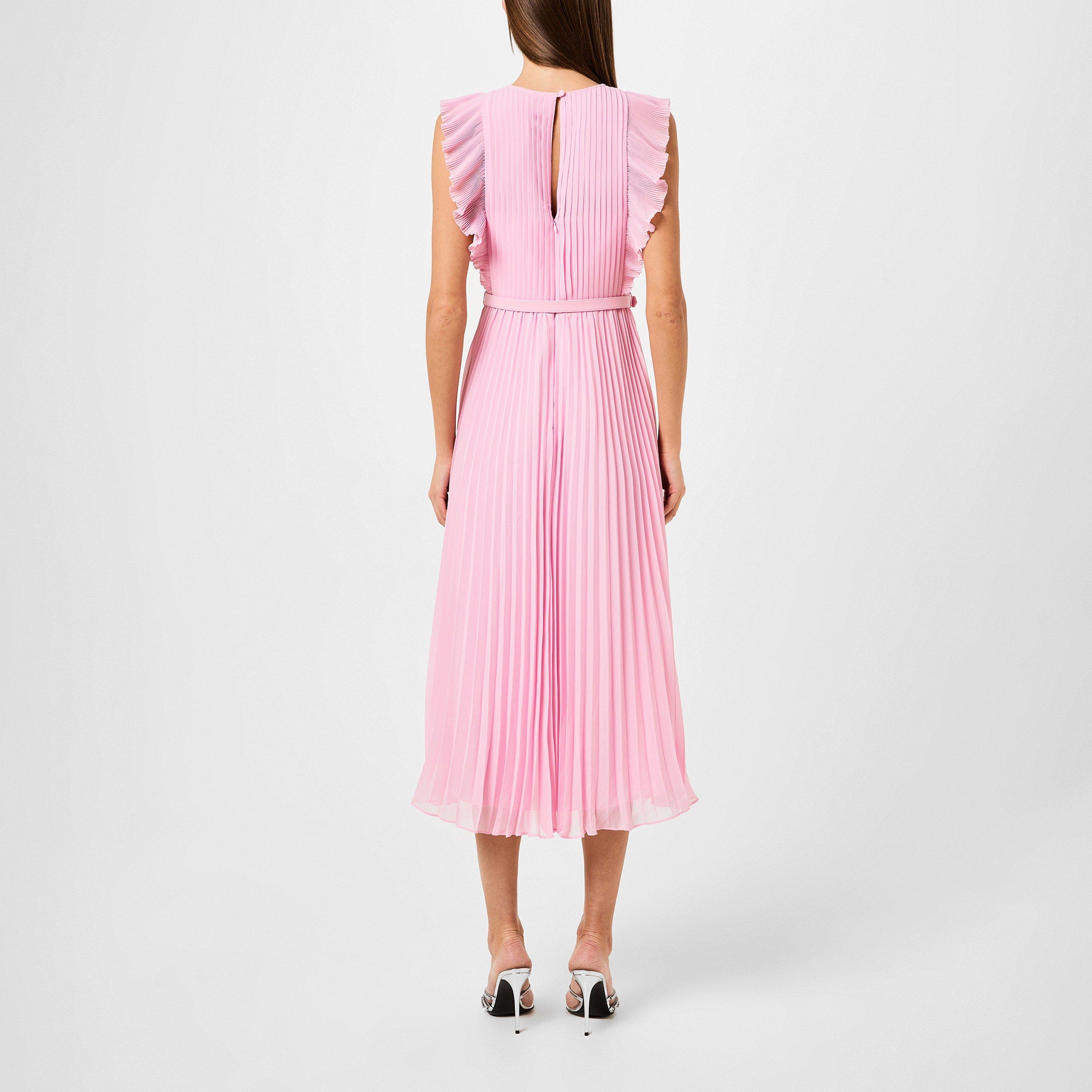 PINK - Self Portrait - Ruffle Midi Dress - 3