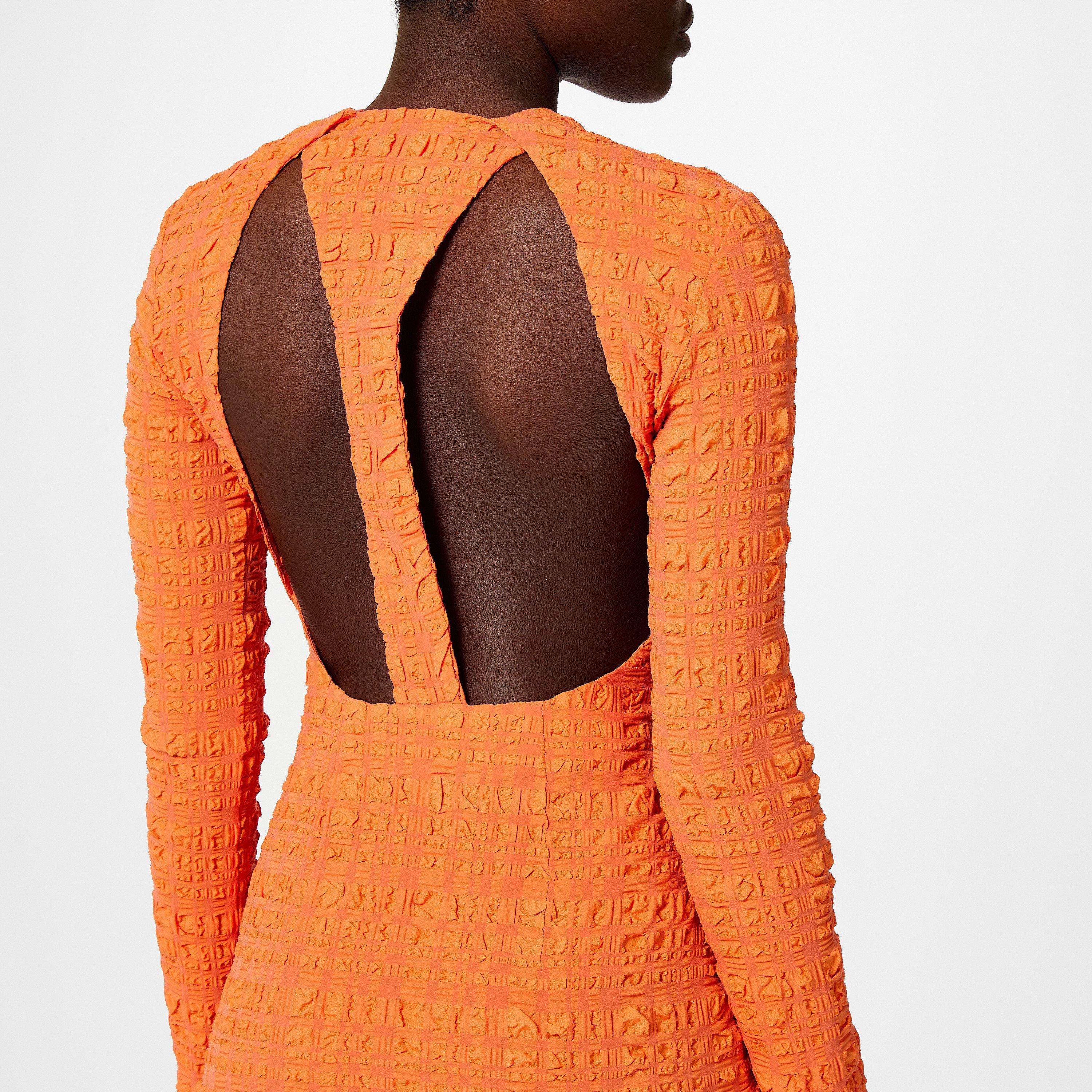 Sunset Orange - Nanushka - Women's Caelen Mini Dress - 4