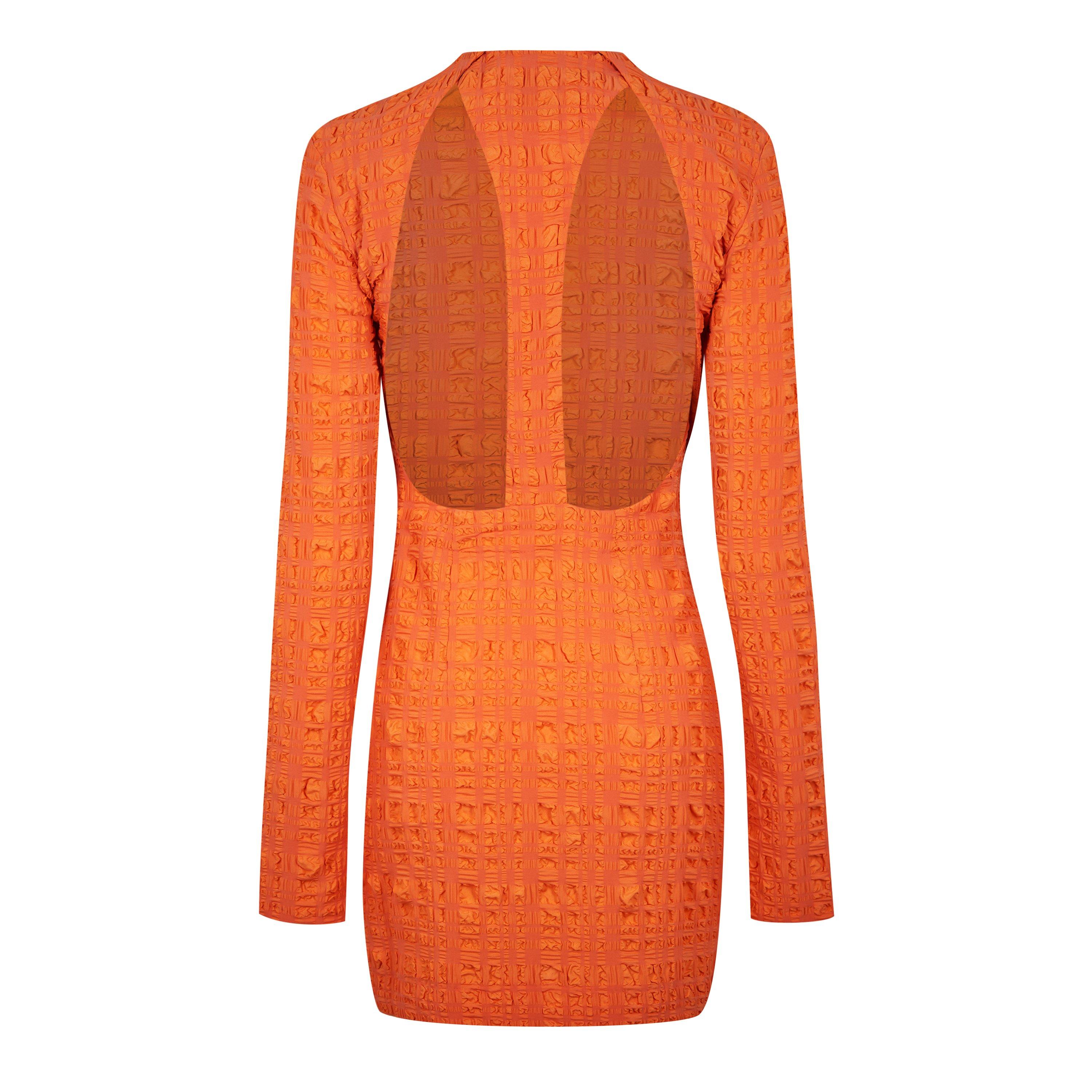 Sunset Orange - Nanushka - Women's Caelen Mini Dress - 5