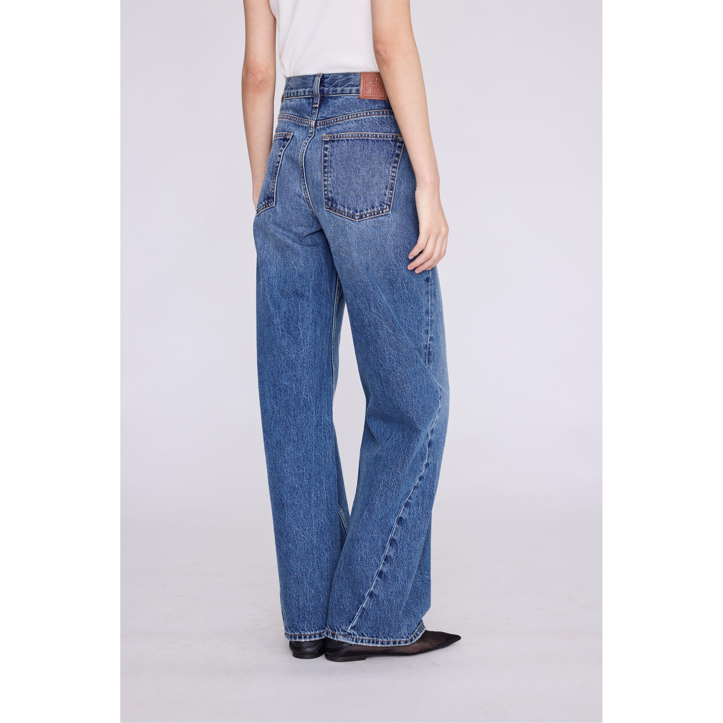 Washed Blue - Anine Bing - Women's Brie Jean Straight Leg Jeans - 2