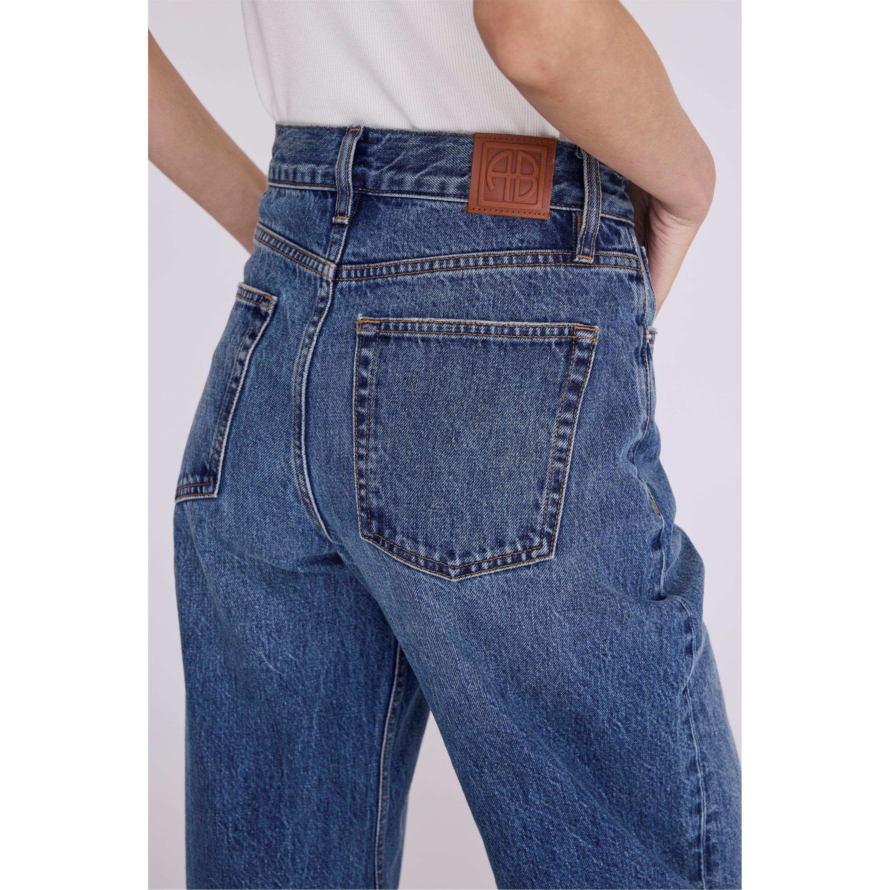 Washed Blue - Anine Bing - Women's Brie Jean Straight Leg Jeans - 4