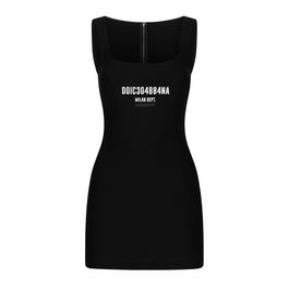 Dolce and Gabbana Dg Vib3 Stretch Jersey Mini Dress