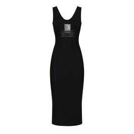 Dolce and Gabbana Dg Vib3 Sleeveless Stretch Jersey Midi Dress