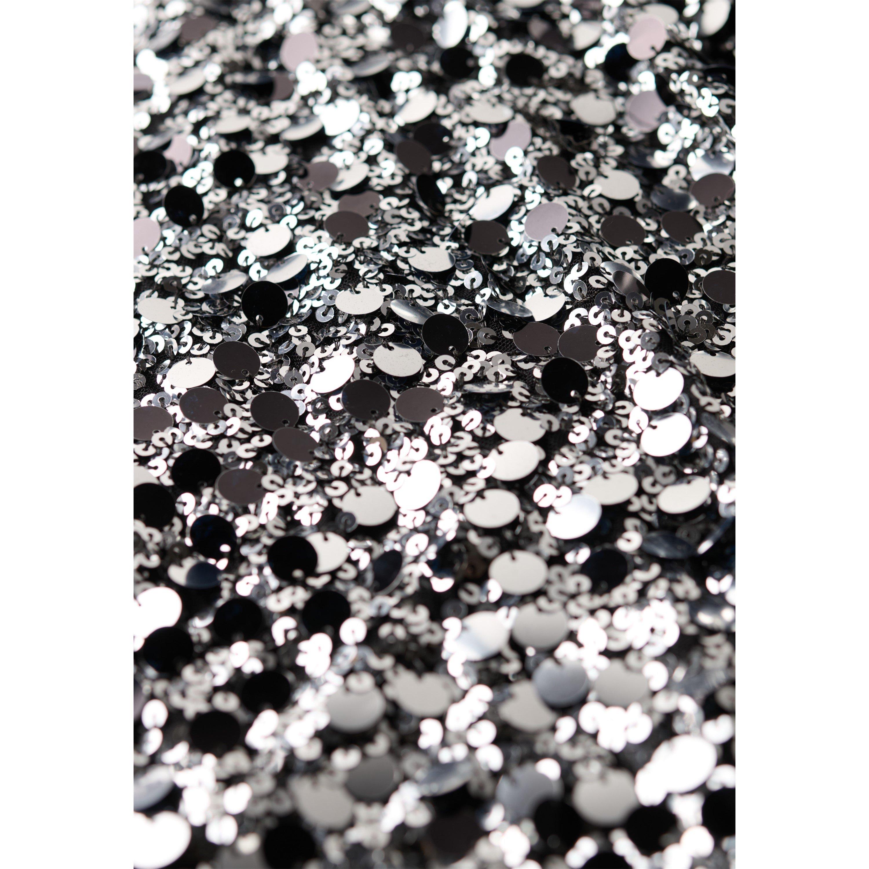 Silberne Pailletten - Superdry - Women's Sequin Mini Dress - 5