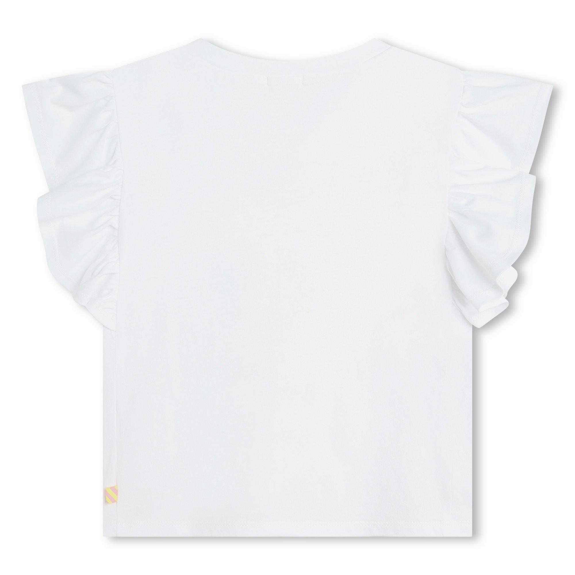 White 10P - Billieblush - Kids' Printed Regular Fit T-Shirt - 2